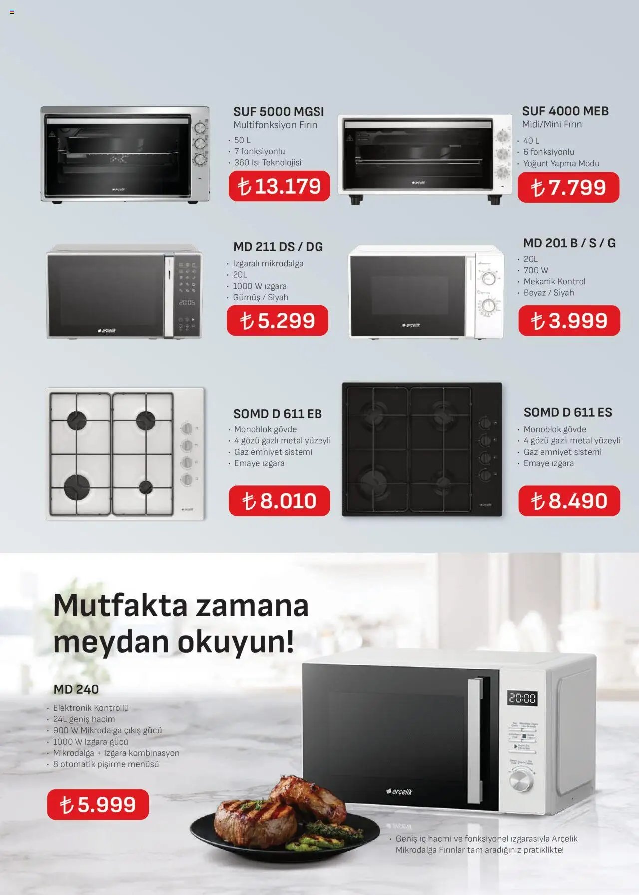 Arçelik Ankastre Kataloğu