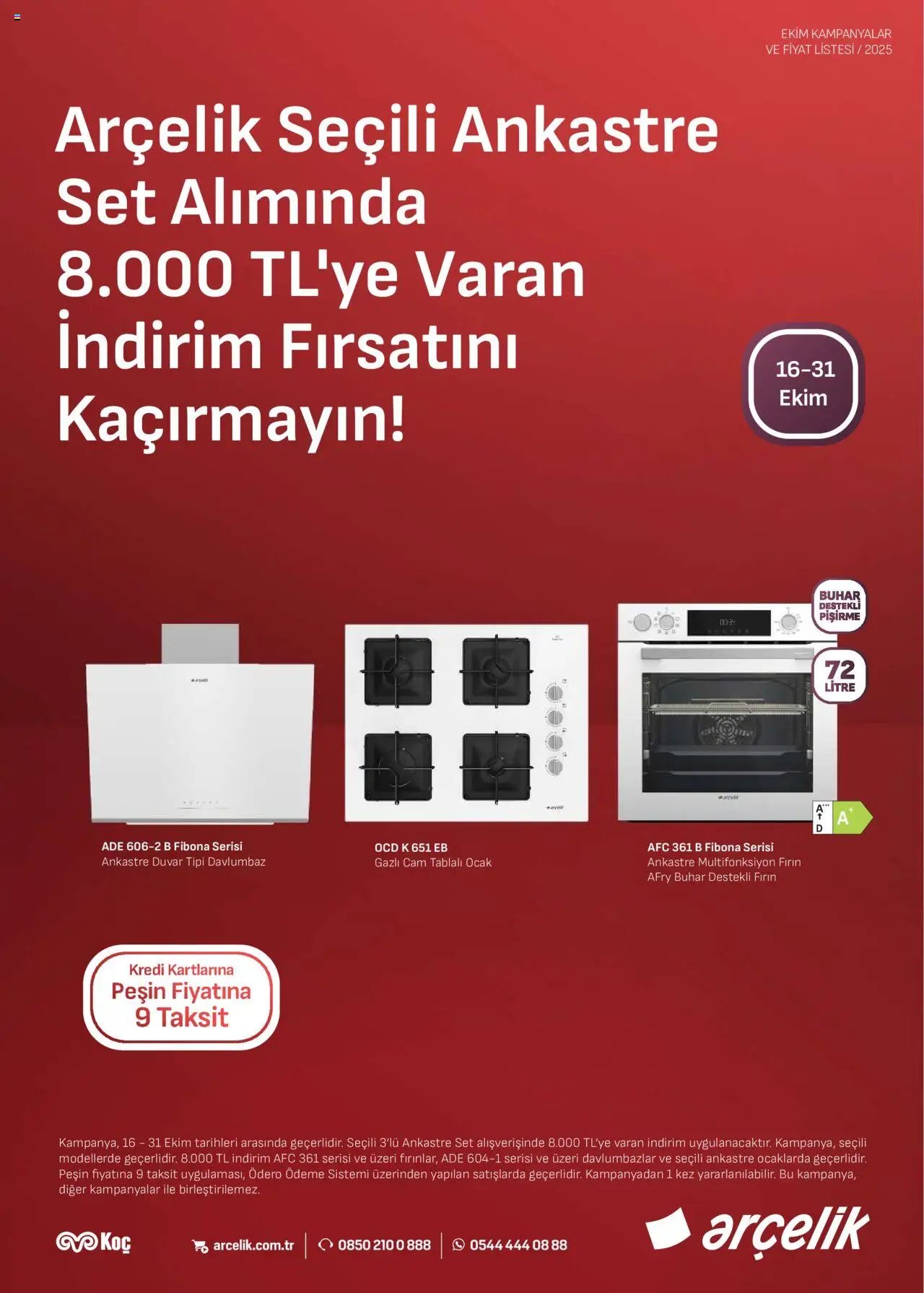 Arçelik Ankastre Kataloğu