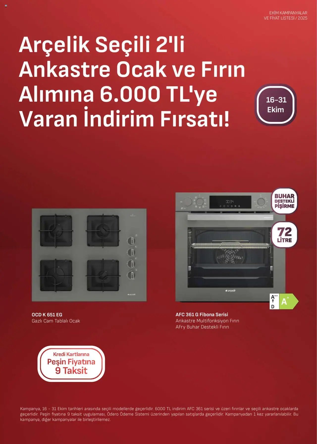 Arçelik Ankastre Kataloğu