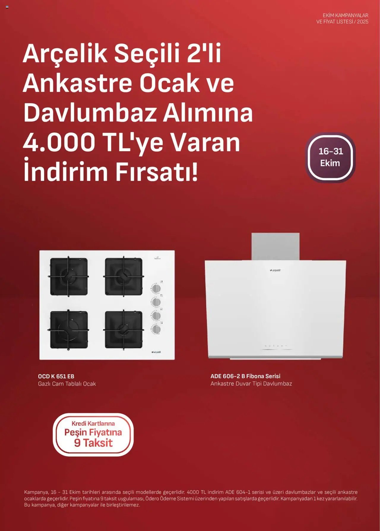 Arçelik Ankastre Kataloğu