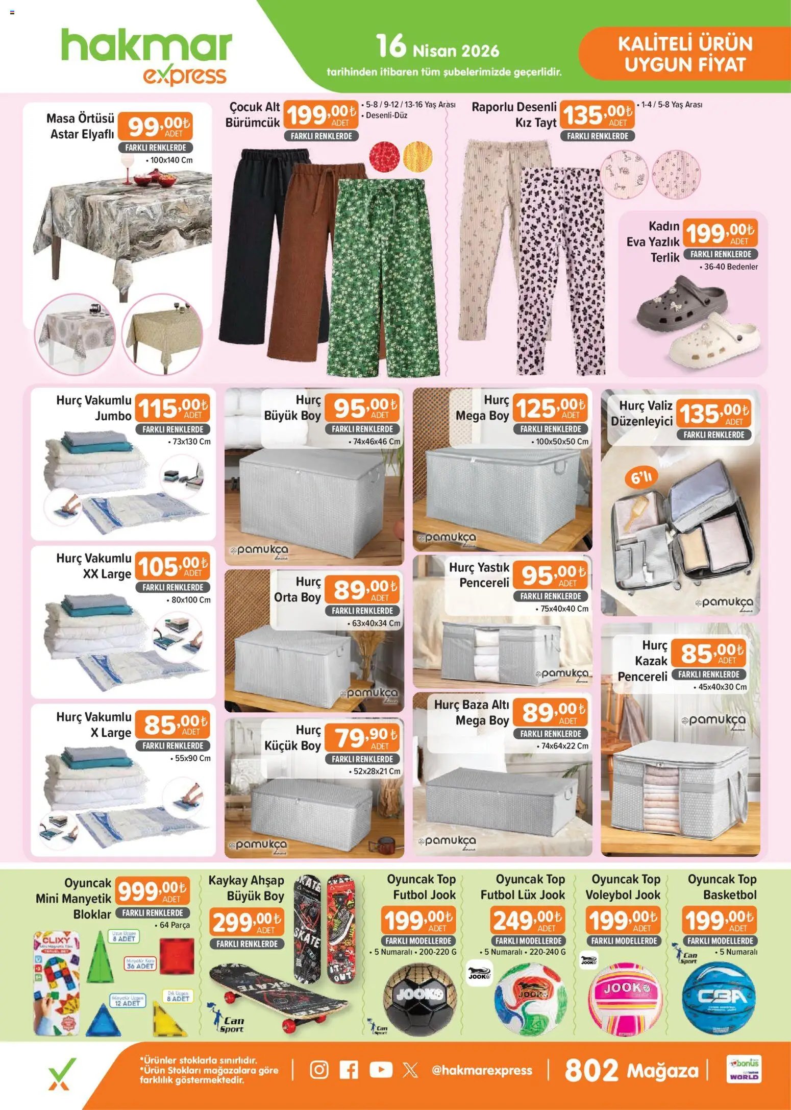 Hakmar Express - Perşembe Aktüel Ürünler
