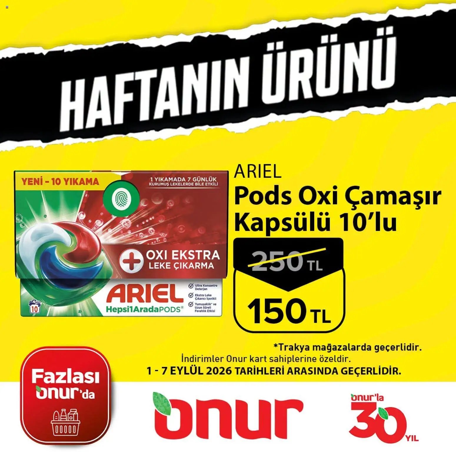 Onur Market - Haftanın Ürünü