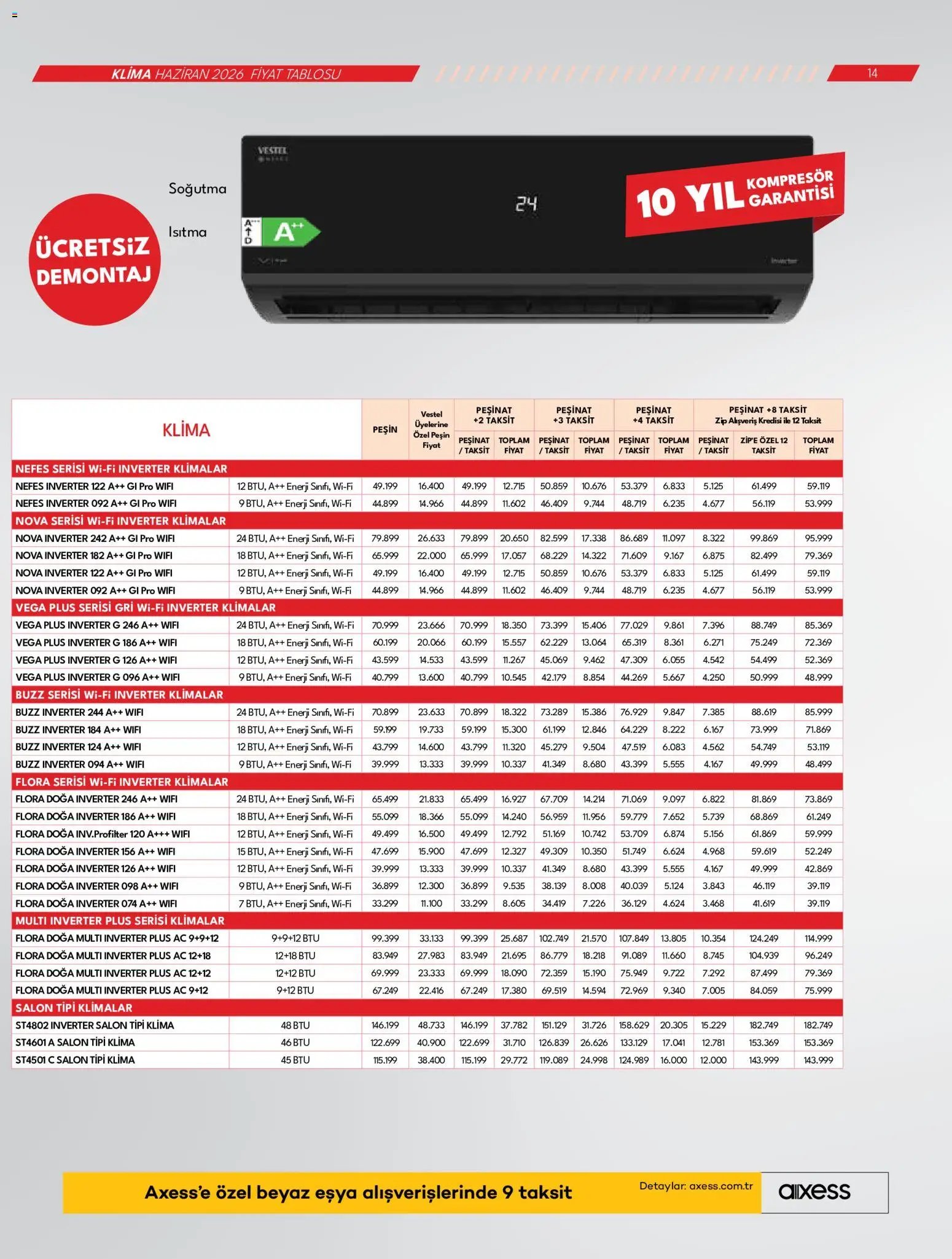 Vestel Katalog