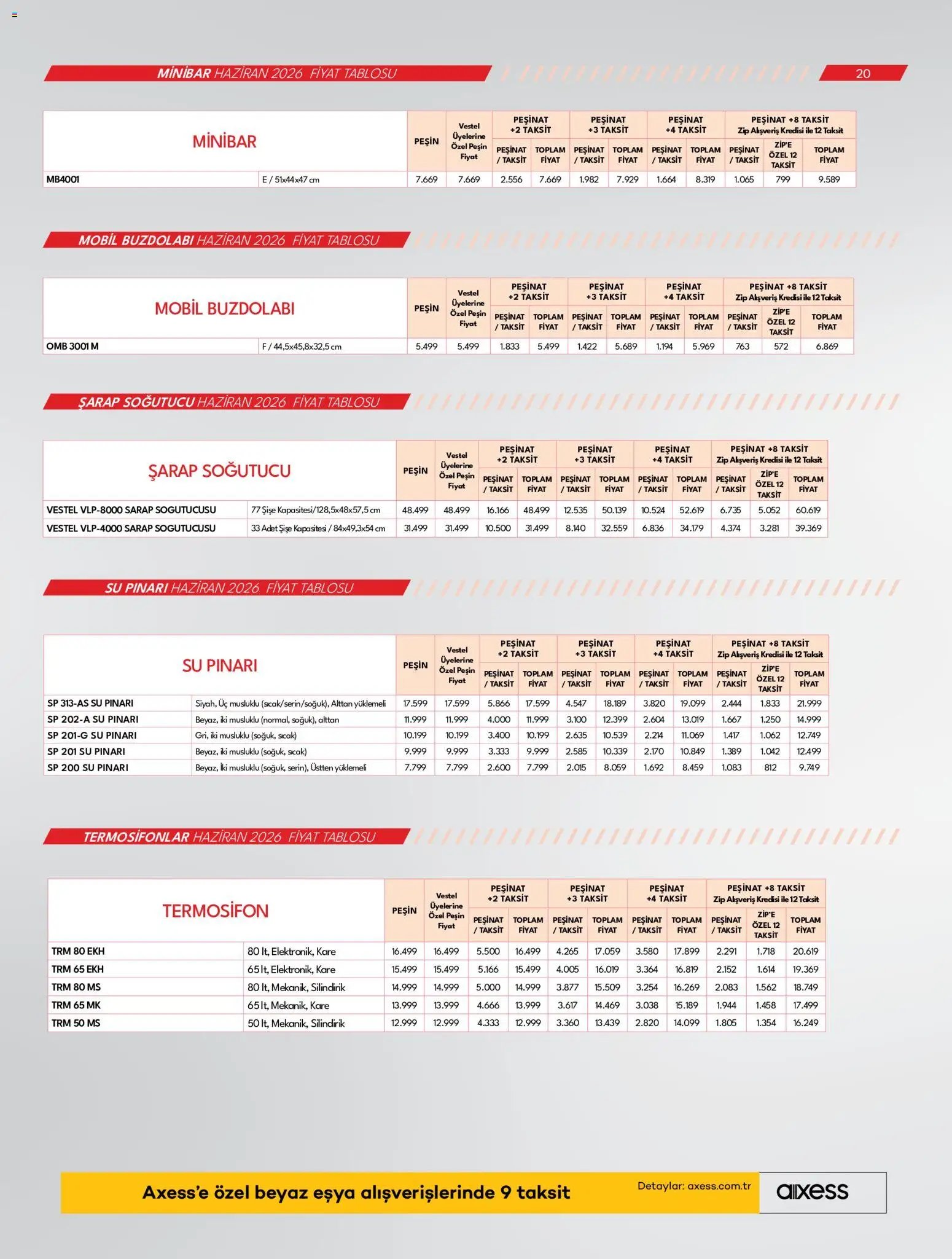 Vestel Katalog