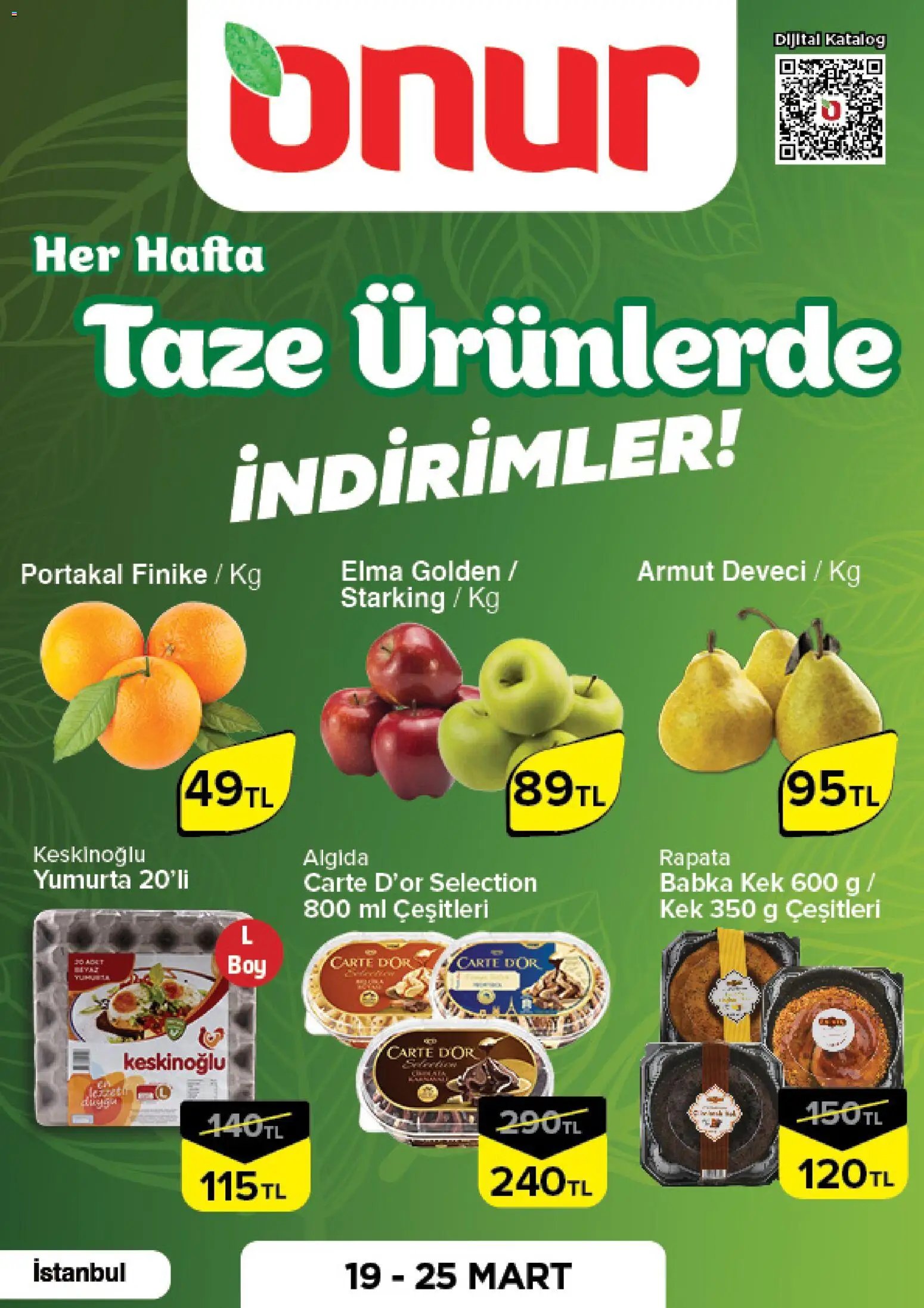 Onur Market - Taze Ürünlerde İndirimler - İstanbul