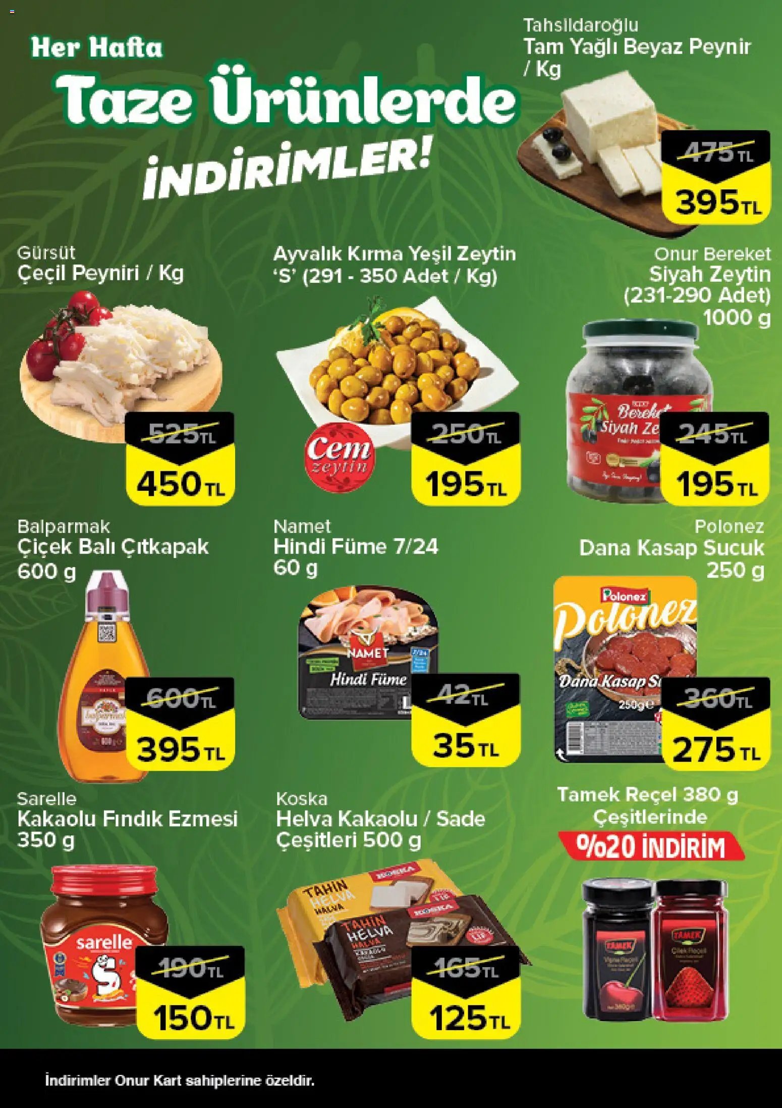 Onur Market - Taze Ürünlerde İndirimler - İstanbul