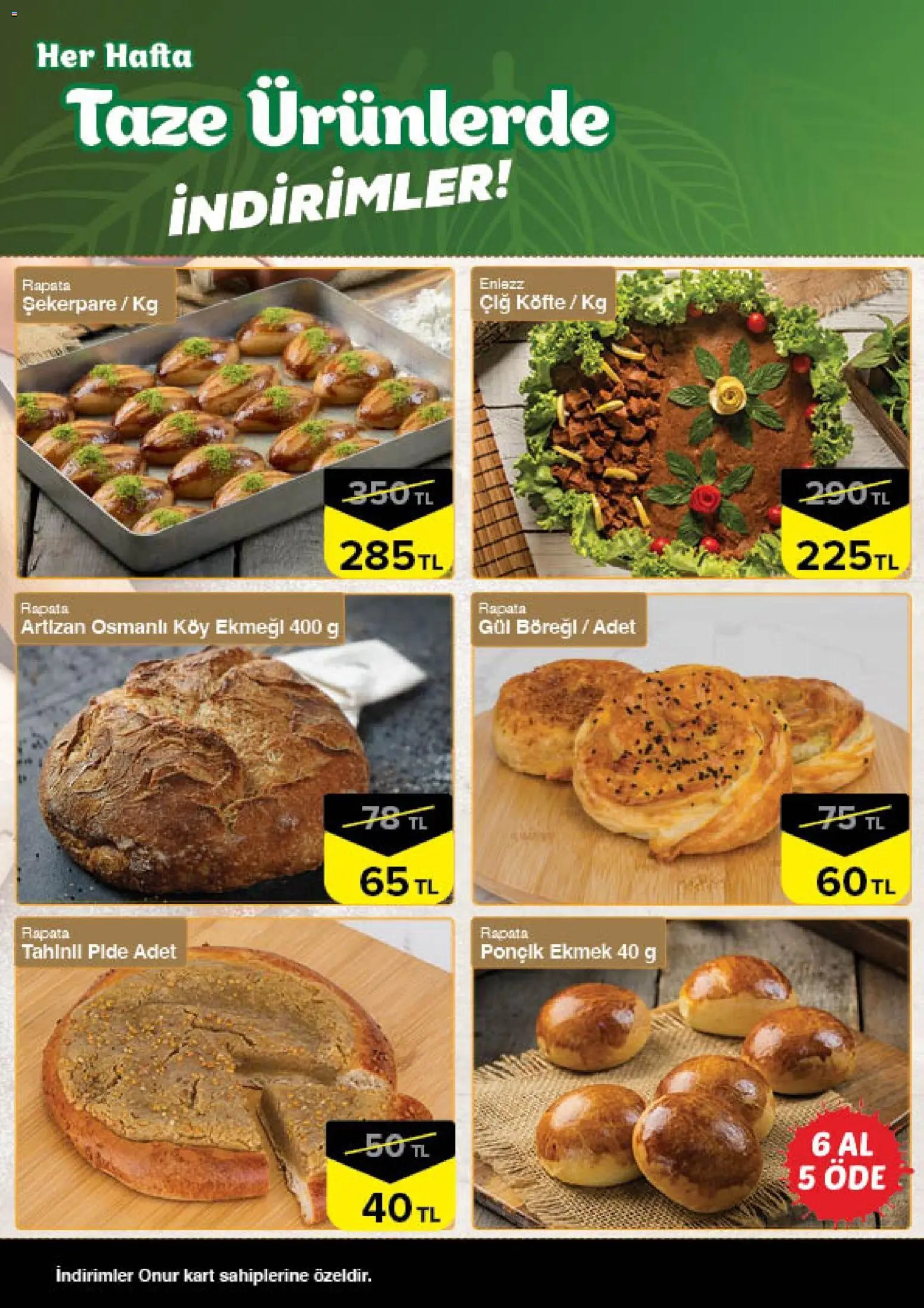 Onur Market - Taze Ürünlerde İndirimler Trakya