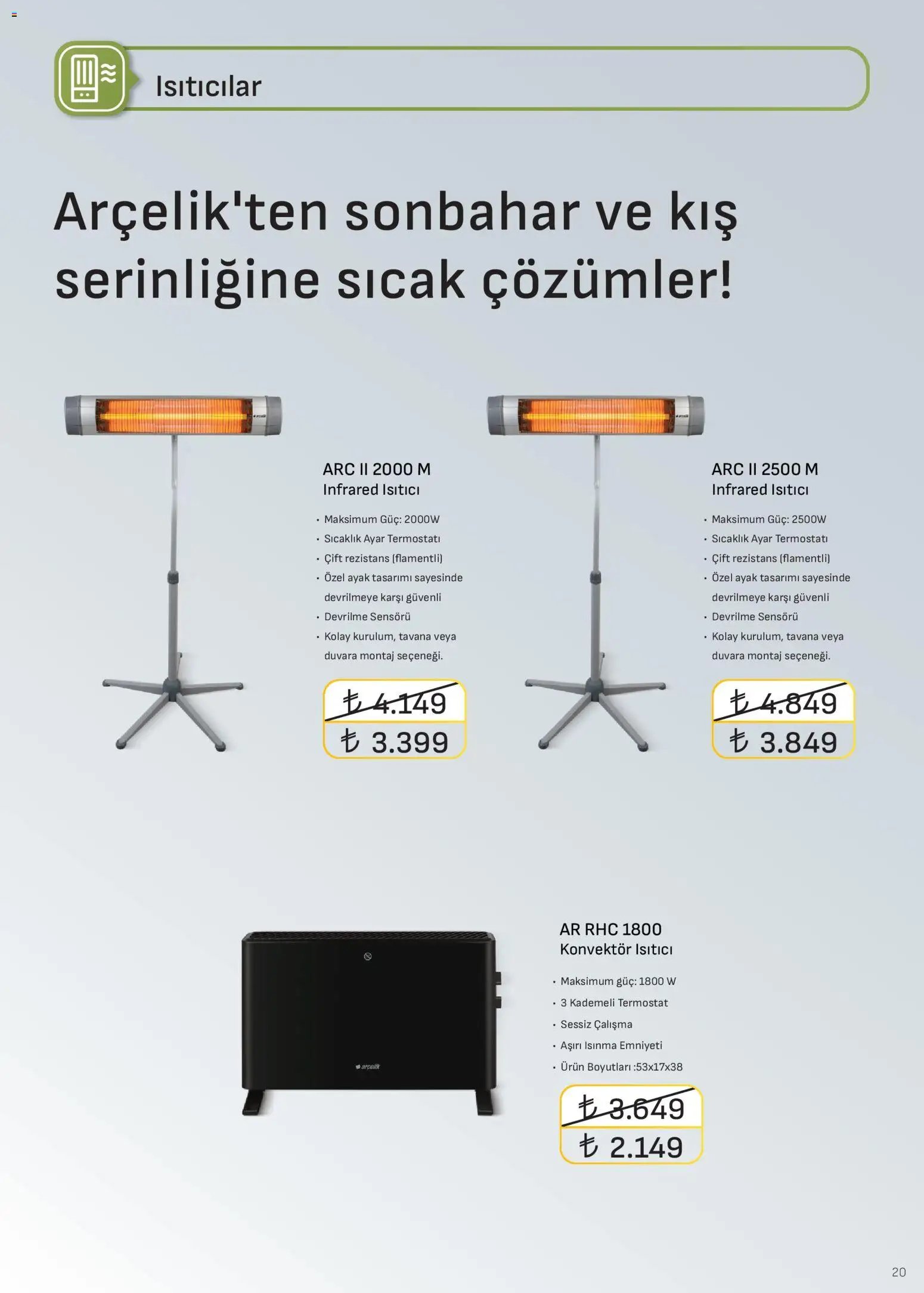 Arçelik İklimlendirme Kataloğu