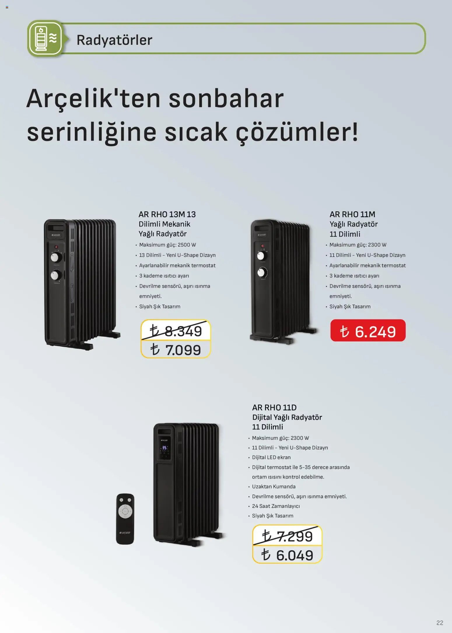 Arçelik İklimlendirme Kataloğu