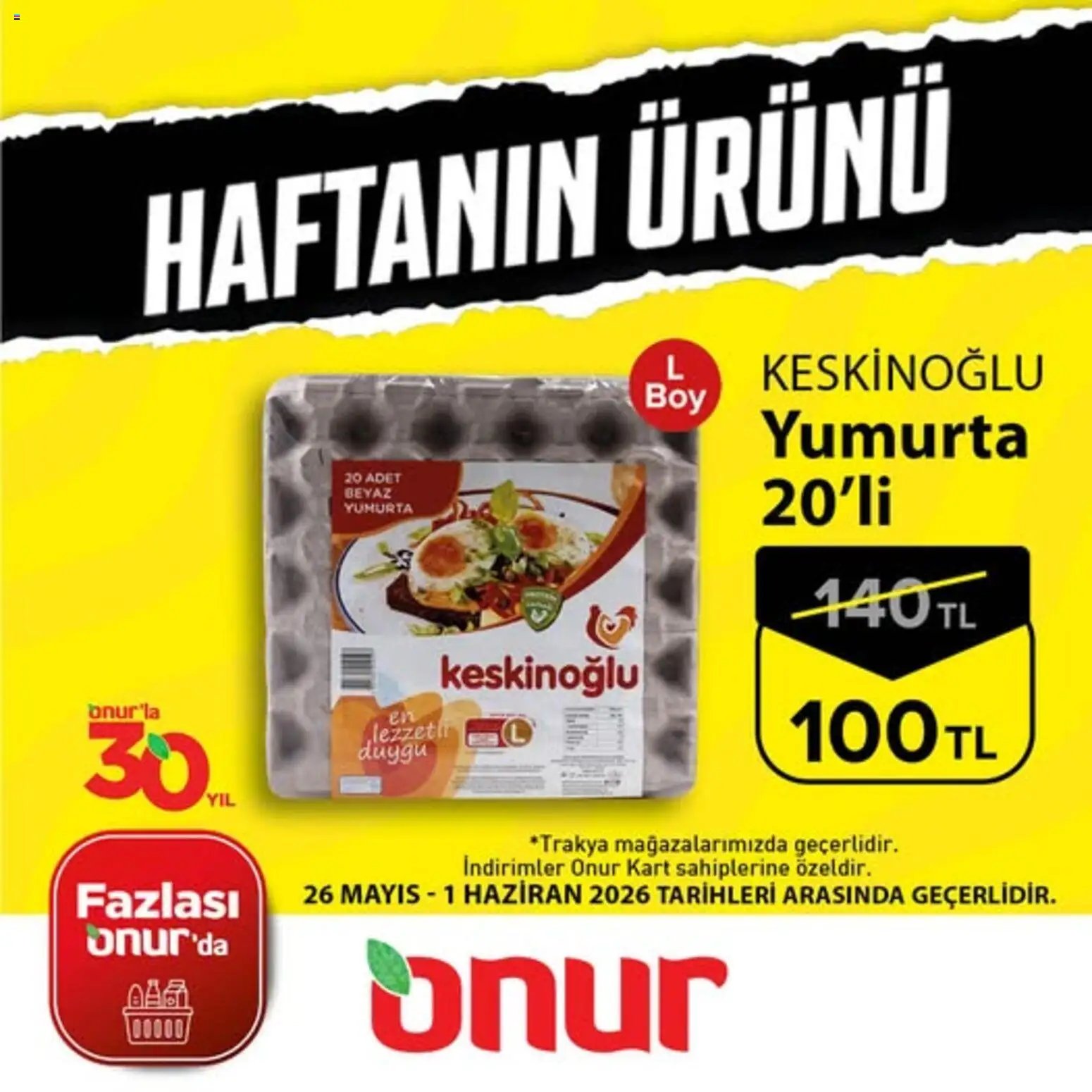 Onur Market - Haftanın Ürünü