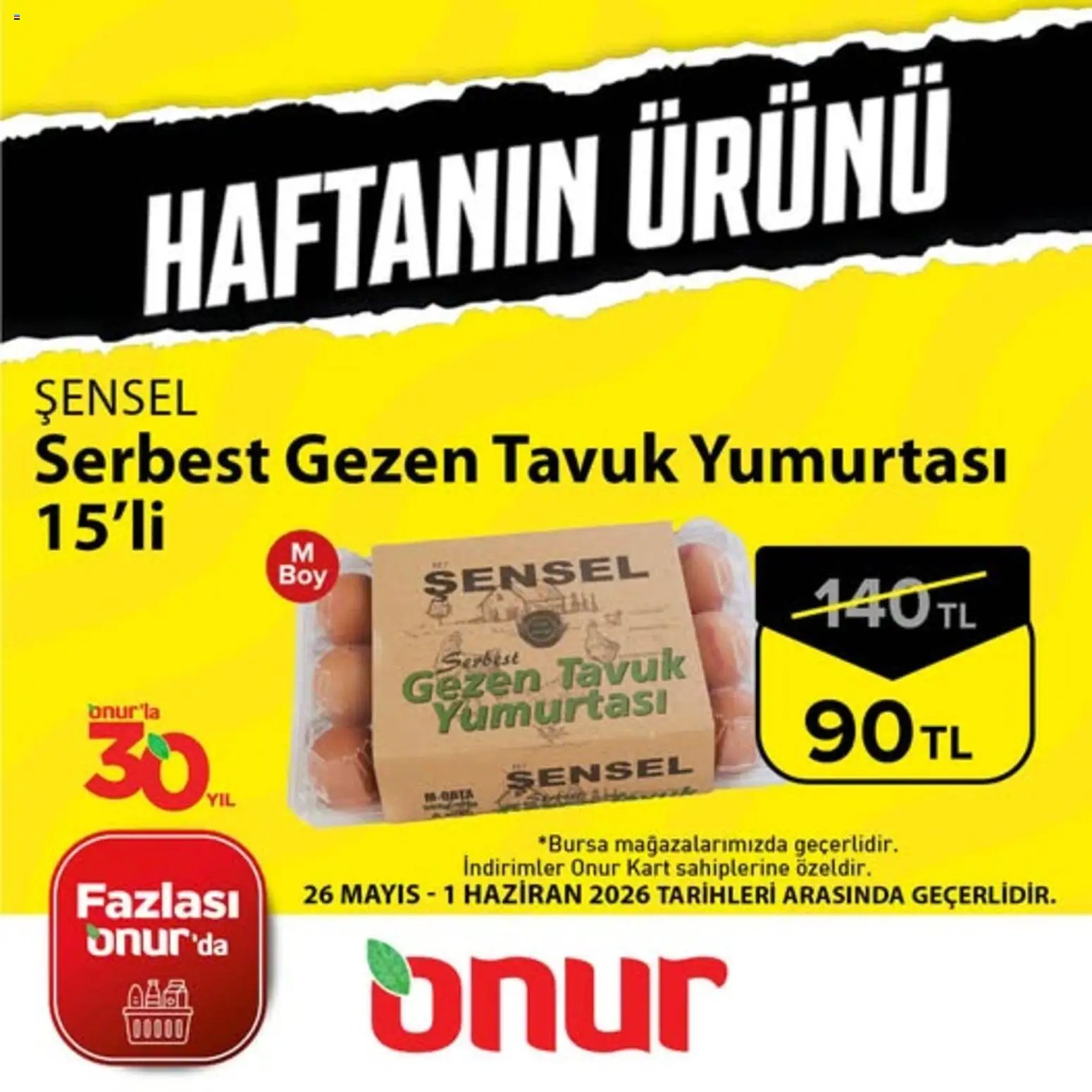 Onur Market - Haftanın Ürünü