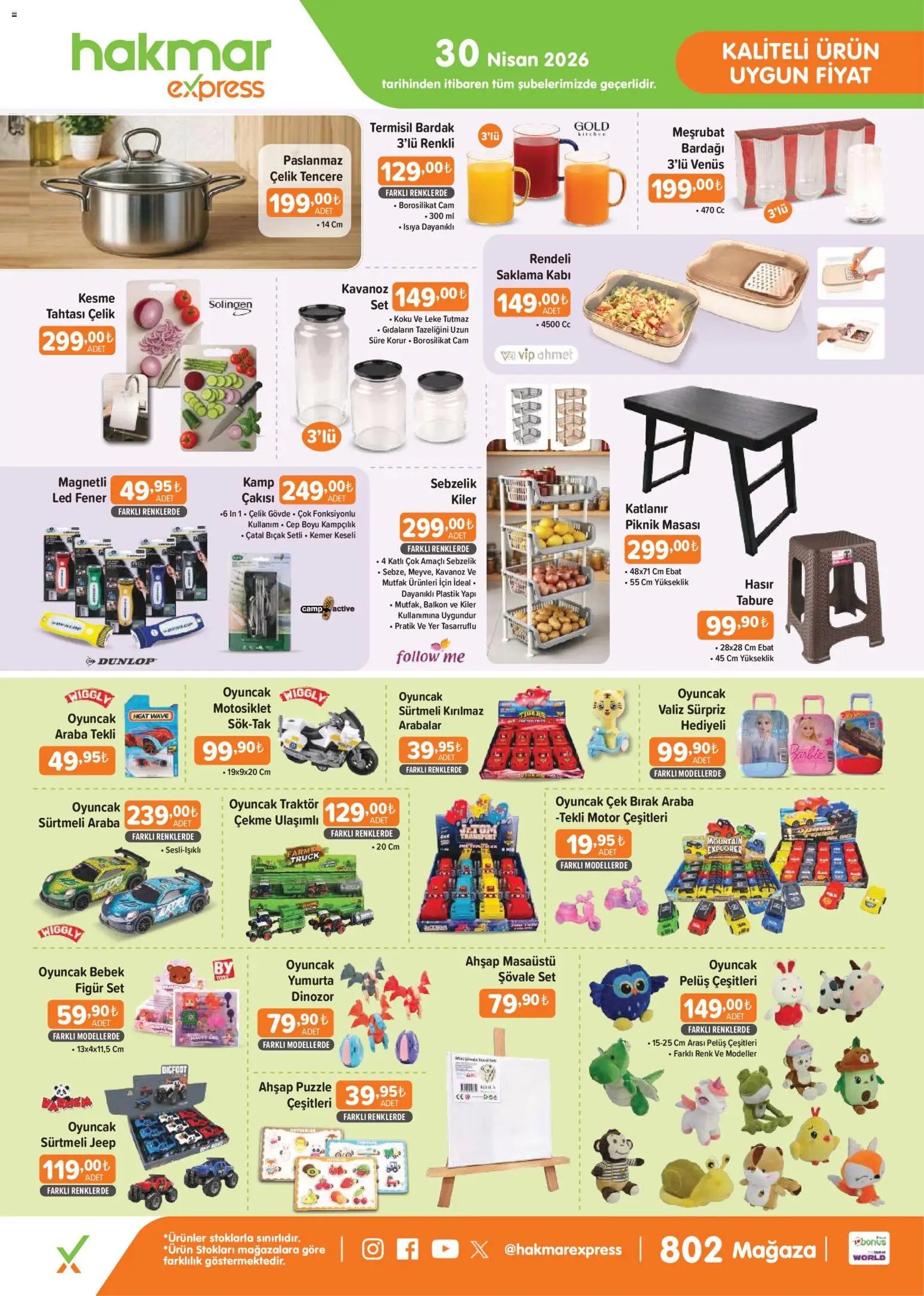 Hakmar Express - Perşembe Aktüel Ürünler