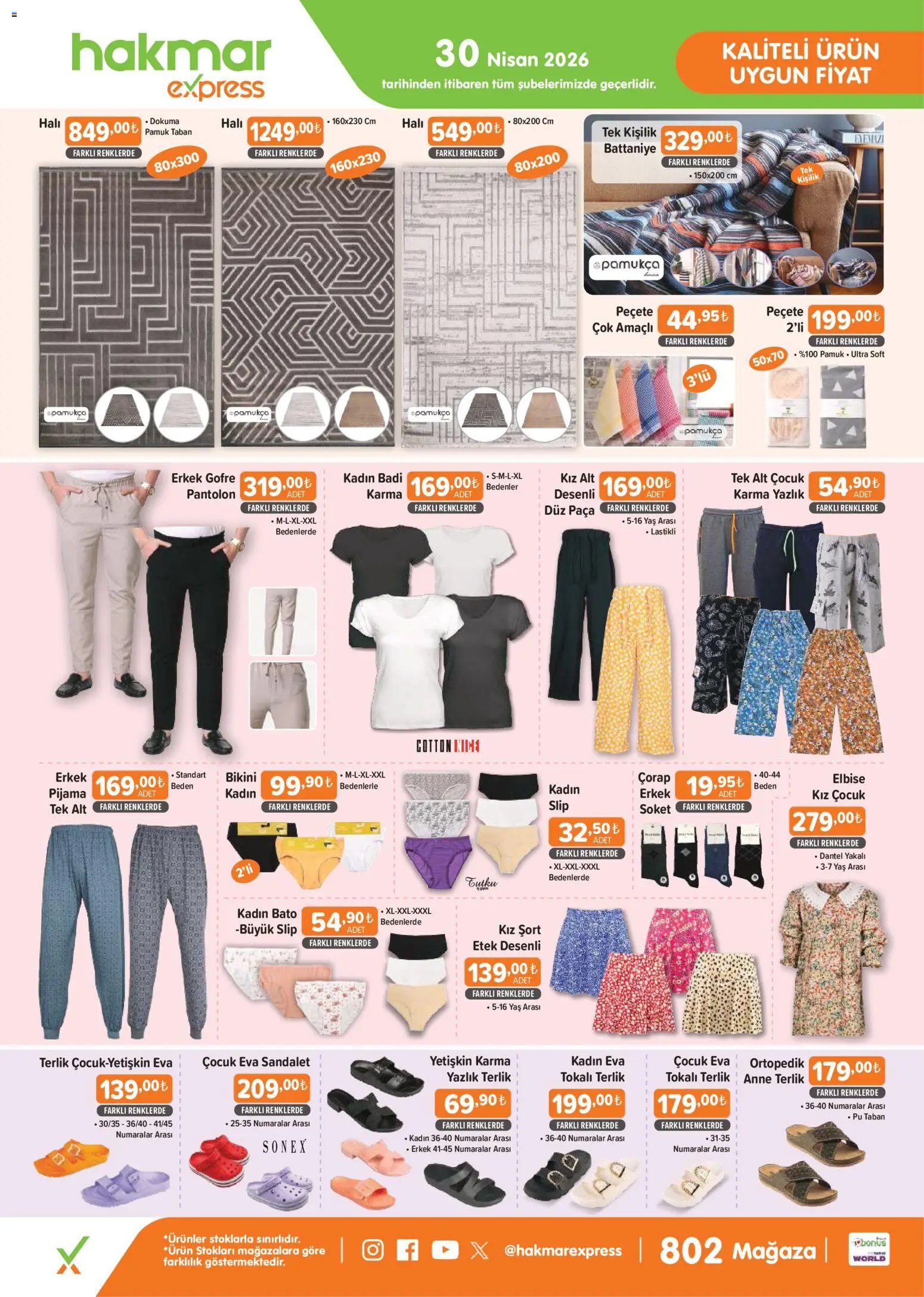 Hakmar Express - Perşembe Aktüel Ürünler