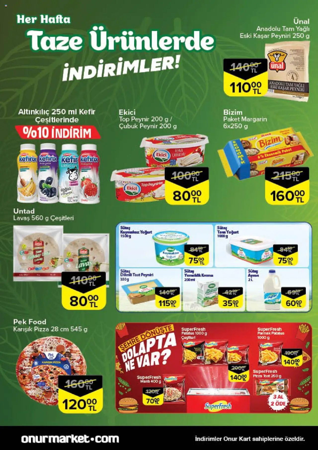 Onur Market Katalog Taze Ürünlerde İndirimler - İstanbul