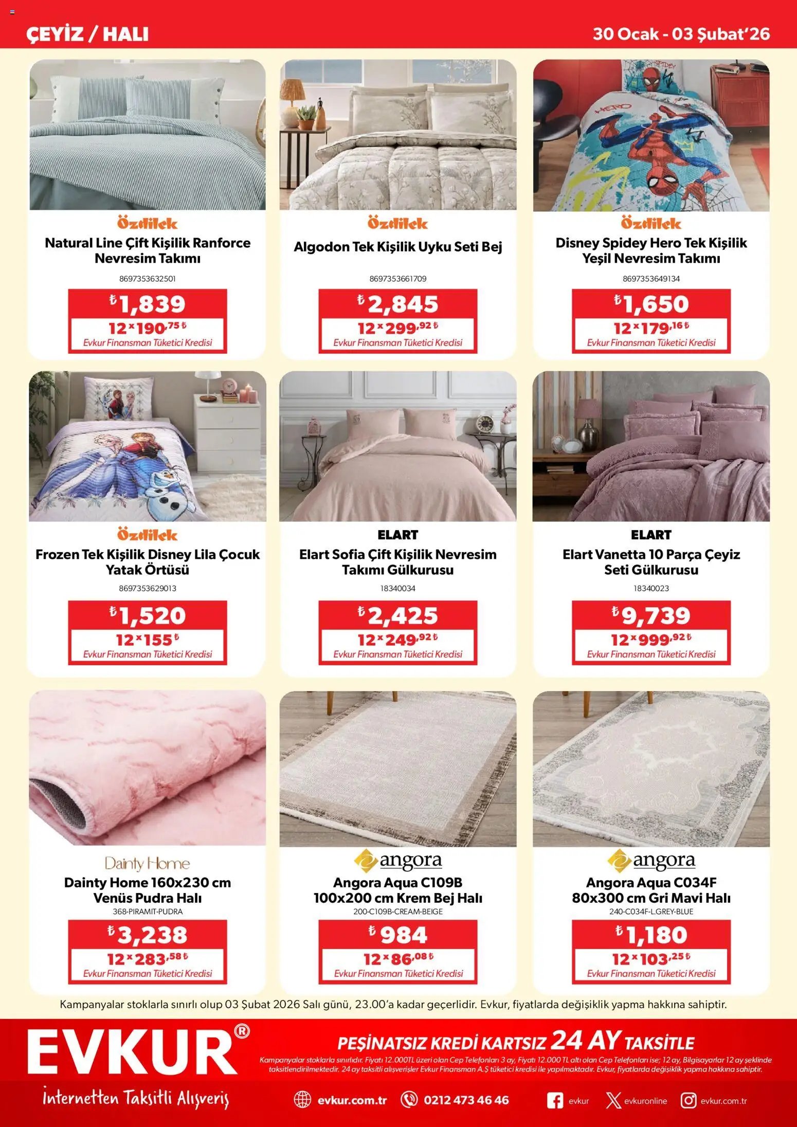 Evkur Muhteşem Fırsatlar