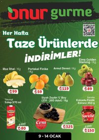 Onur Market Katalog Gurme - Bursa