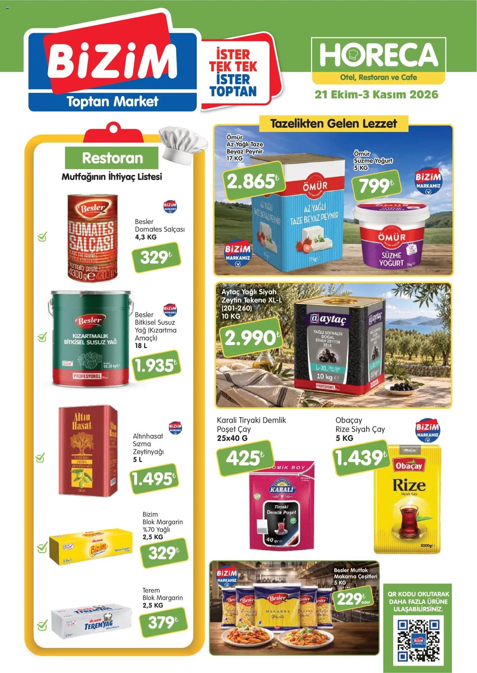 Bizim Toptan - Horeca kataloğu