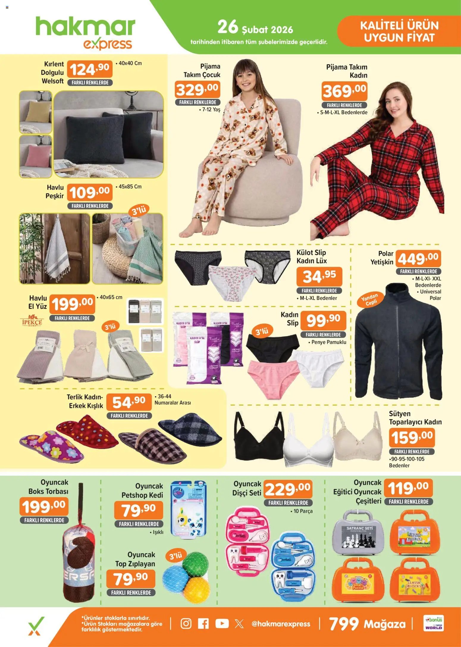 Hakmar Express Perşembe Aktüel Ürünler