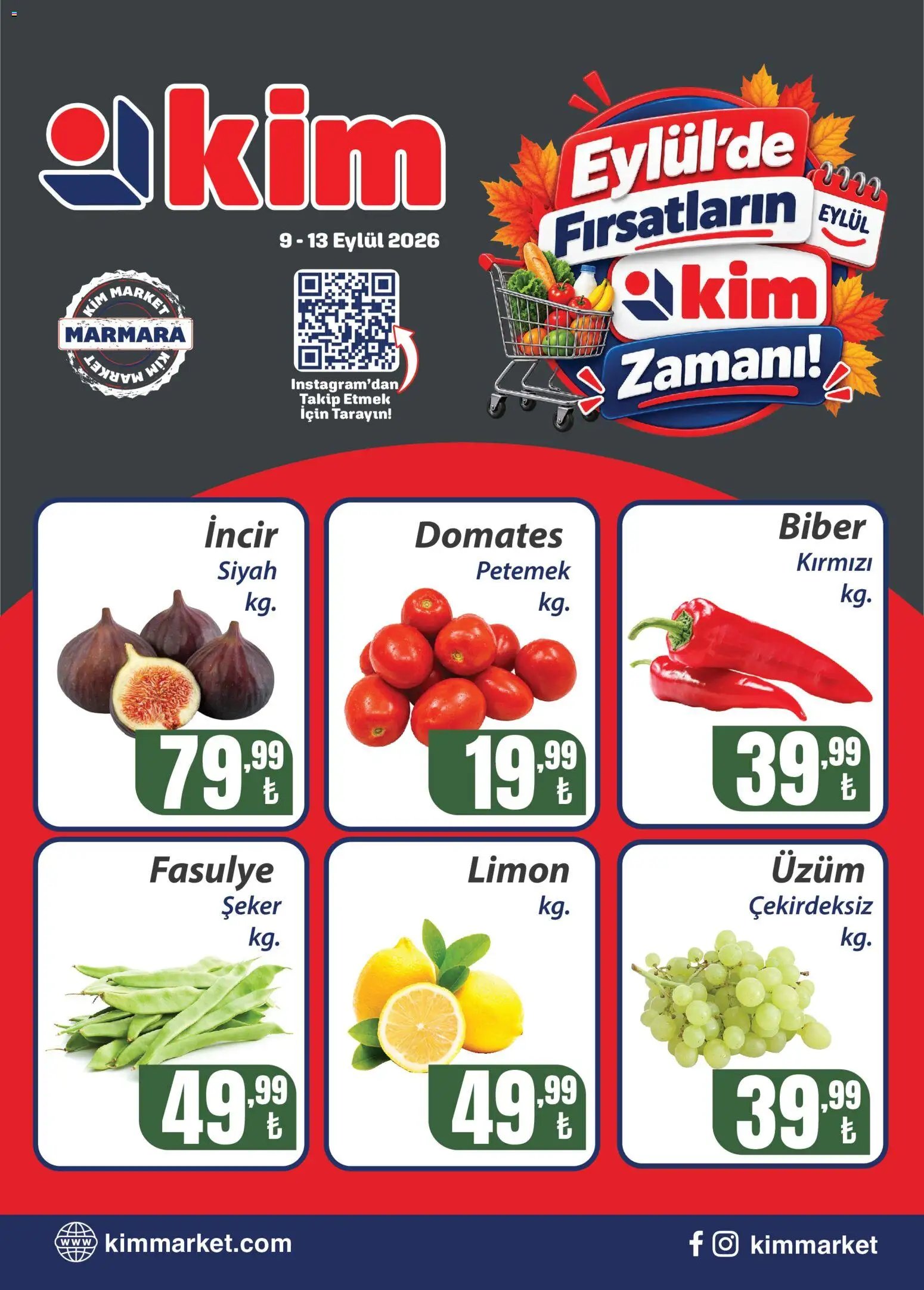 Kim Market Katalog - Sebze ve meyve - Marmara