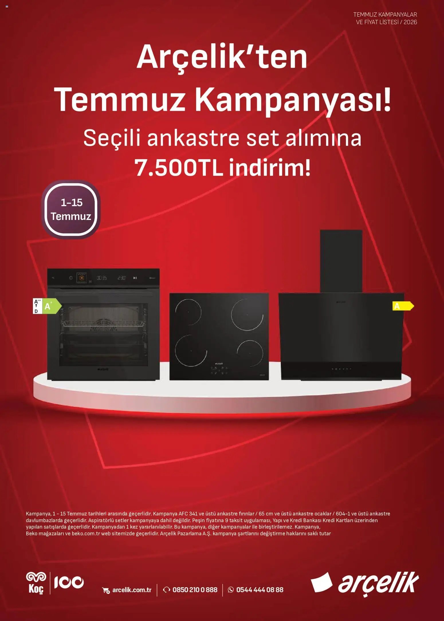 Arçelik - Ankastre Kataloğu