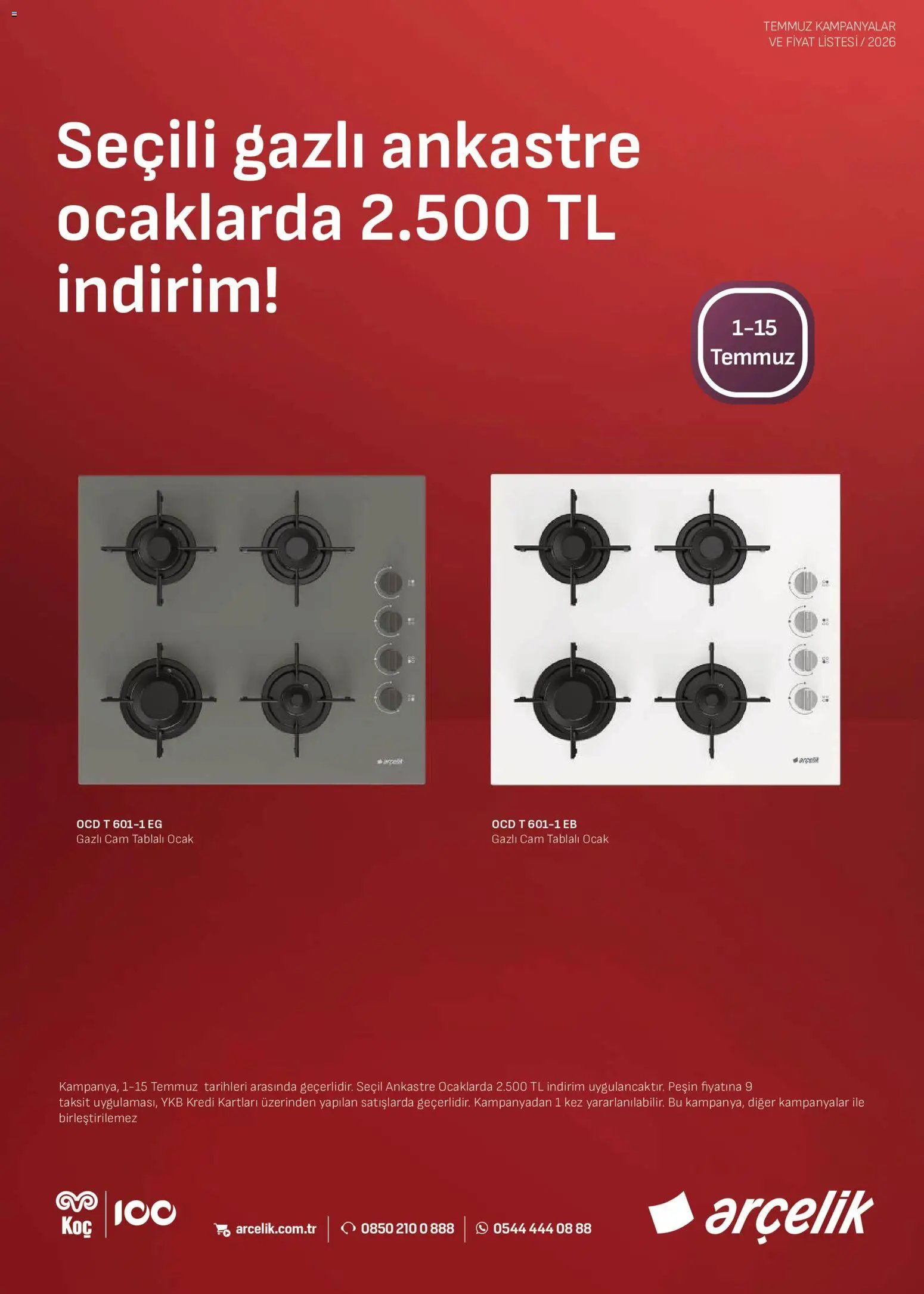 Arçelik - Ankastre Kataloğu