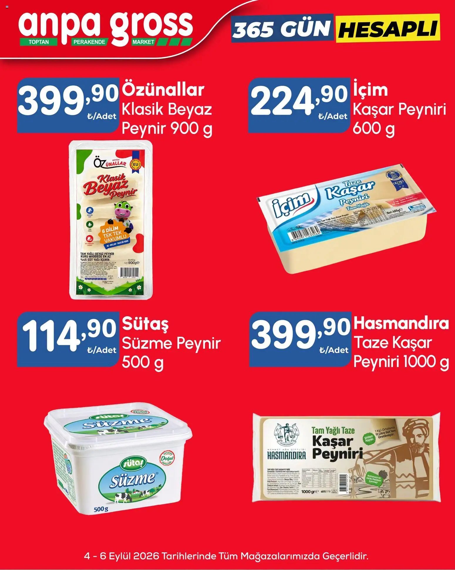 Anpa Gross - Hafta sonu fırsatları