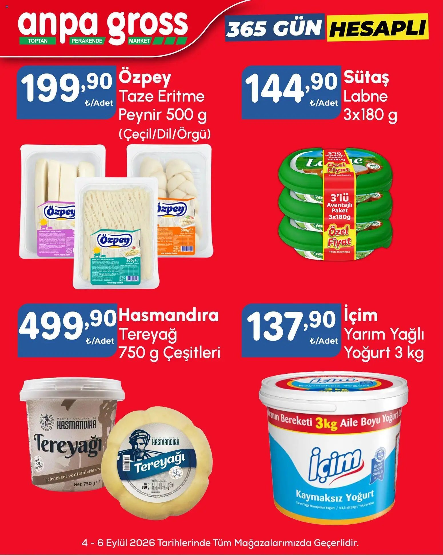 Anpa Gross - Hafta sonu fırsatları