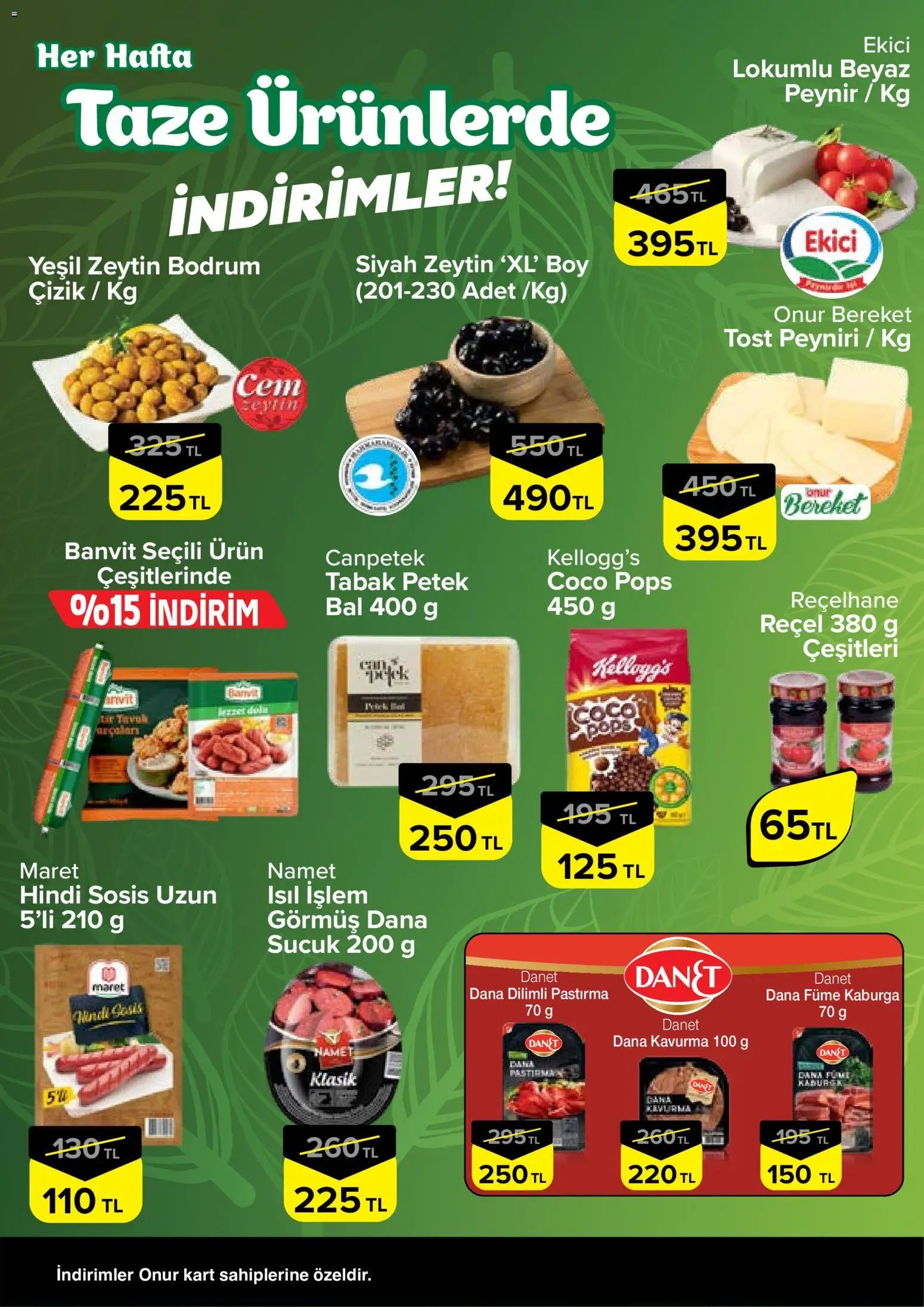 Onur Market - Taze Ürünlerde İndirimler Bursa