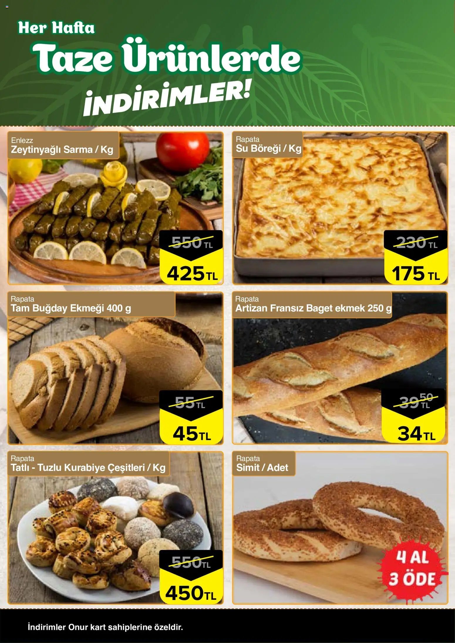 Onur Market - Taze Ürünlerde İndirimler Bursa