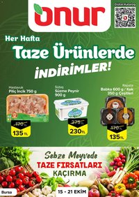 Onur Market - Taze Ürünlerde İndirimler Bursa