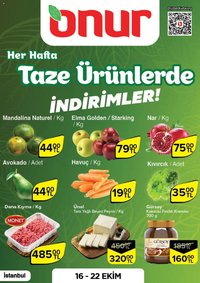 Onur Market Taze Ürünlerde İndirimler - İstanbul