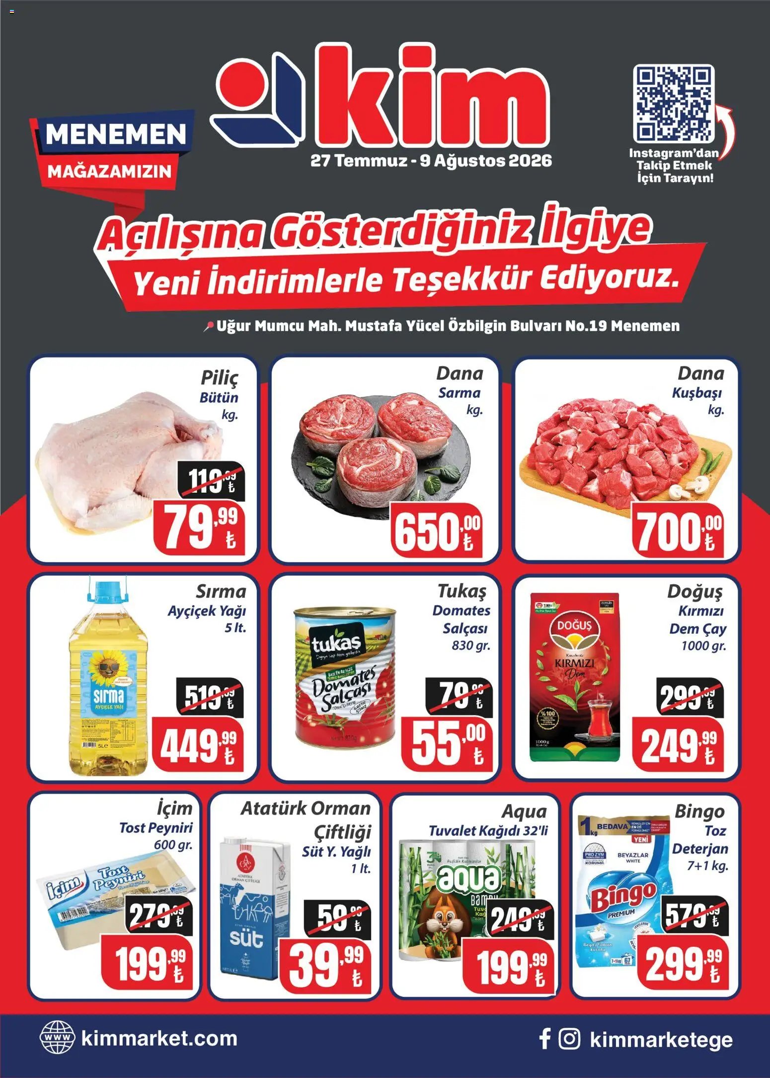 Kim Market Katalog - Yeni Mağaza Açılış Özel