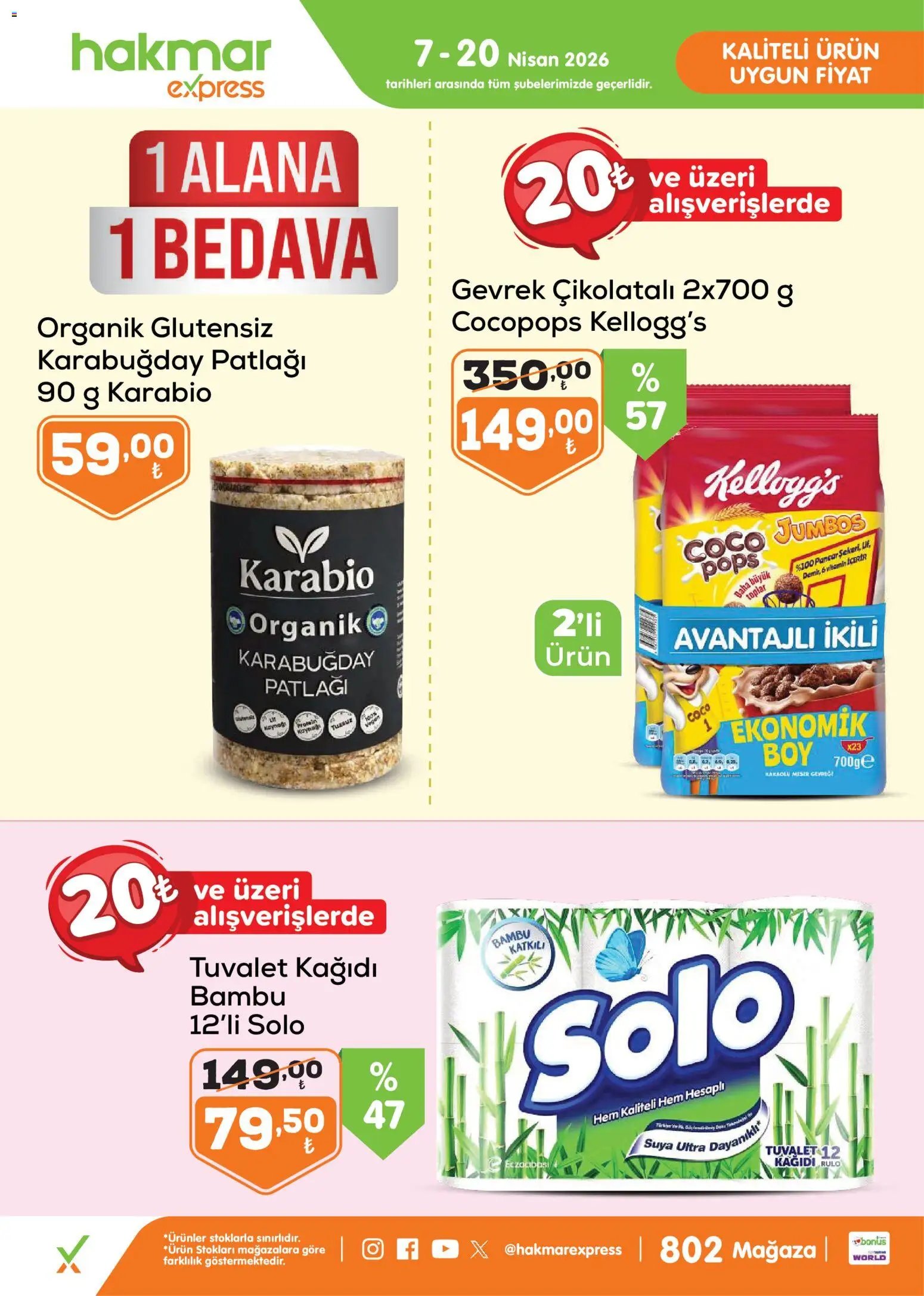 Hakmar Express - Salı Aktüel Ürünler