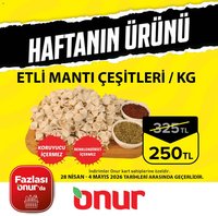 Onur Market - Haftanın Ürünü