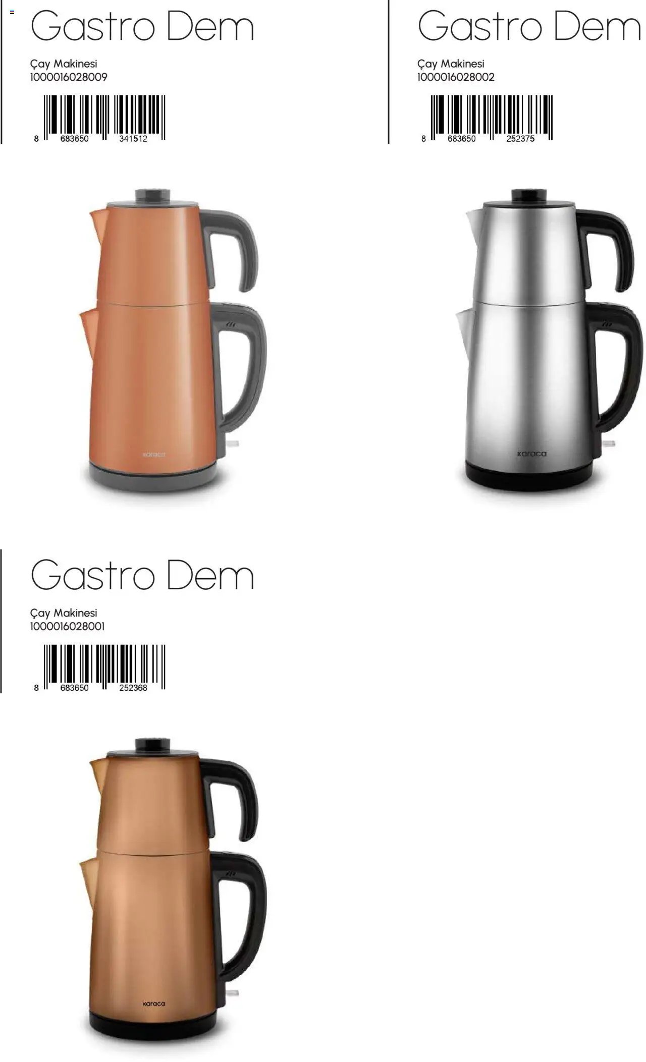 Karaca Küçük Ev Aletleri 