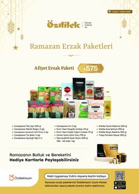 Özdilek Katalog Ramazan Erzak Paketleri