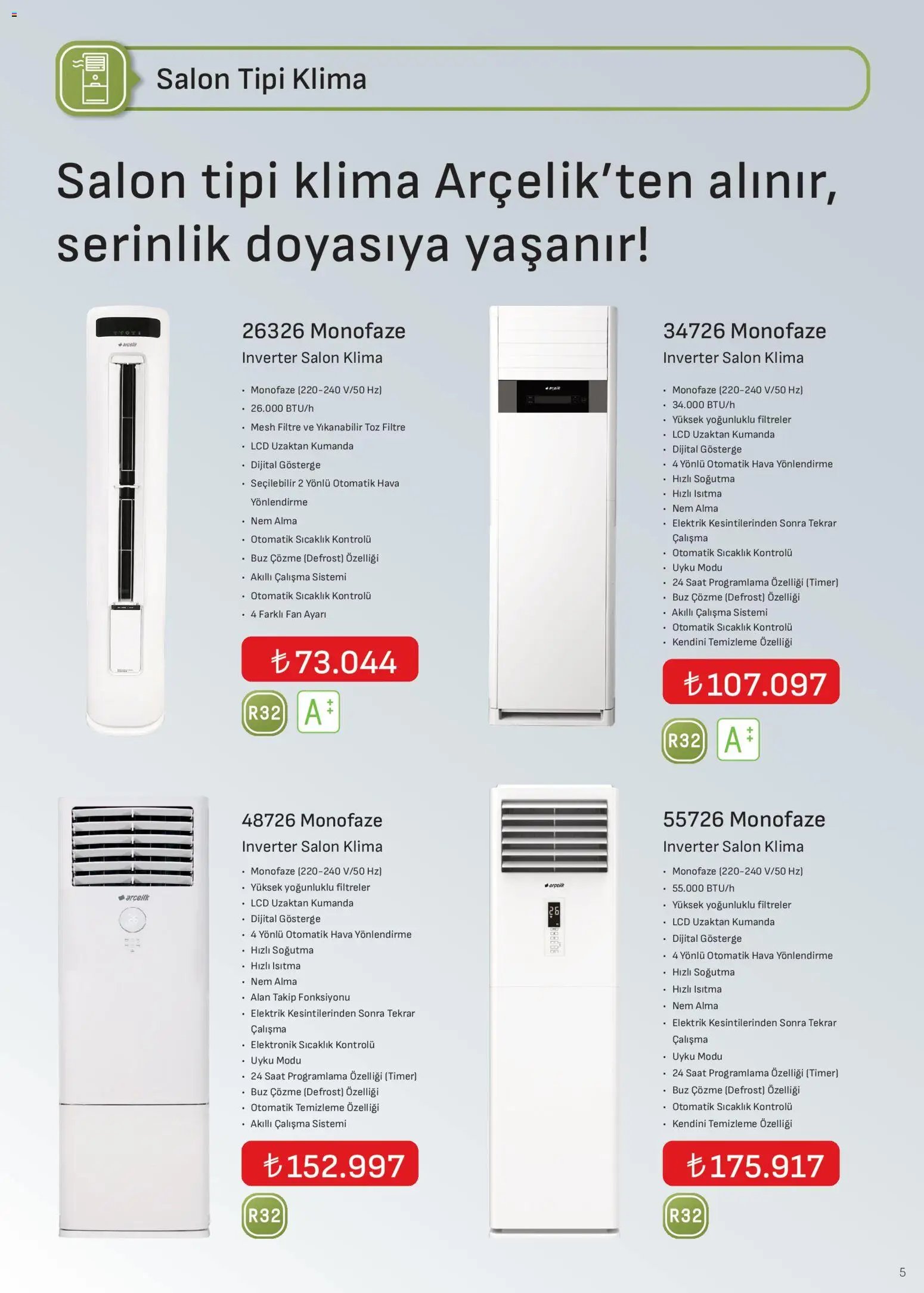 Arçelik - İklimlendirme Kataloğu