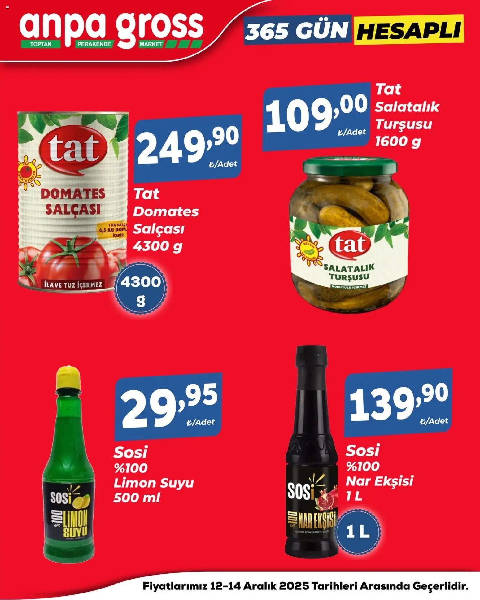 Anpa Gross Hafta Sonu Fırsatları