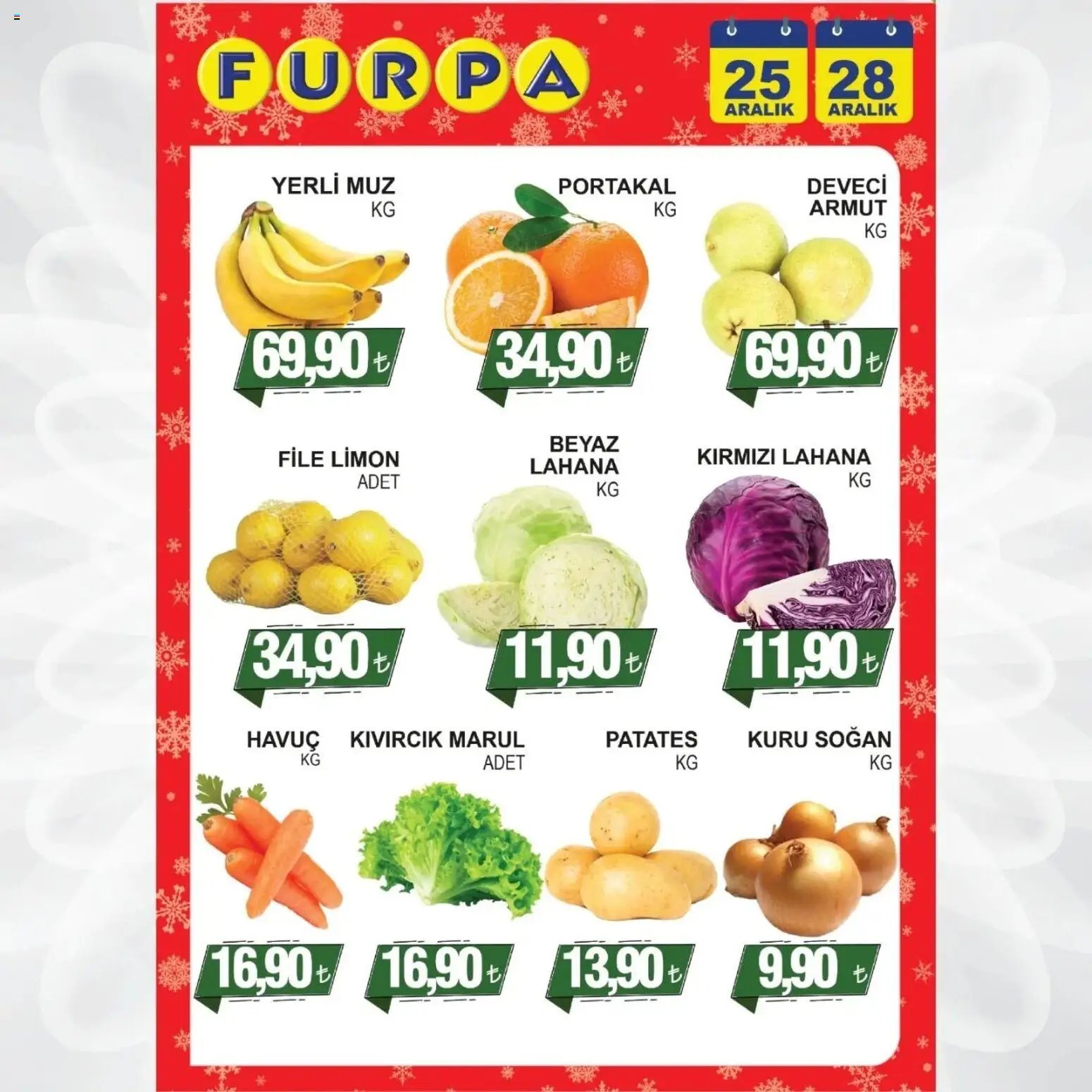 Furpa Sebze ve meyve