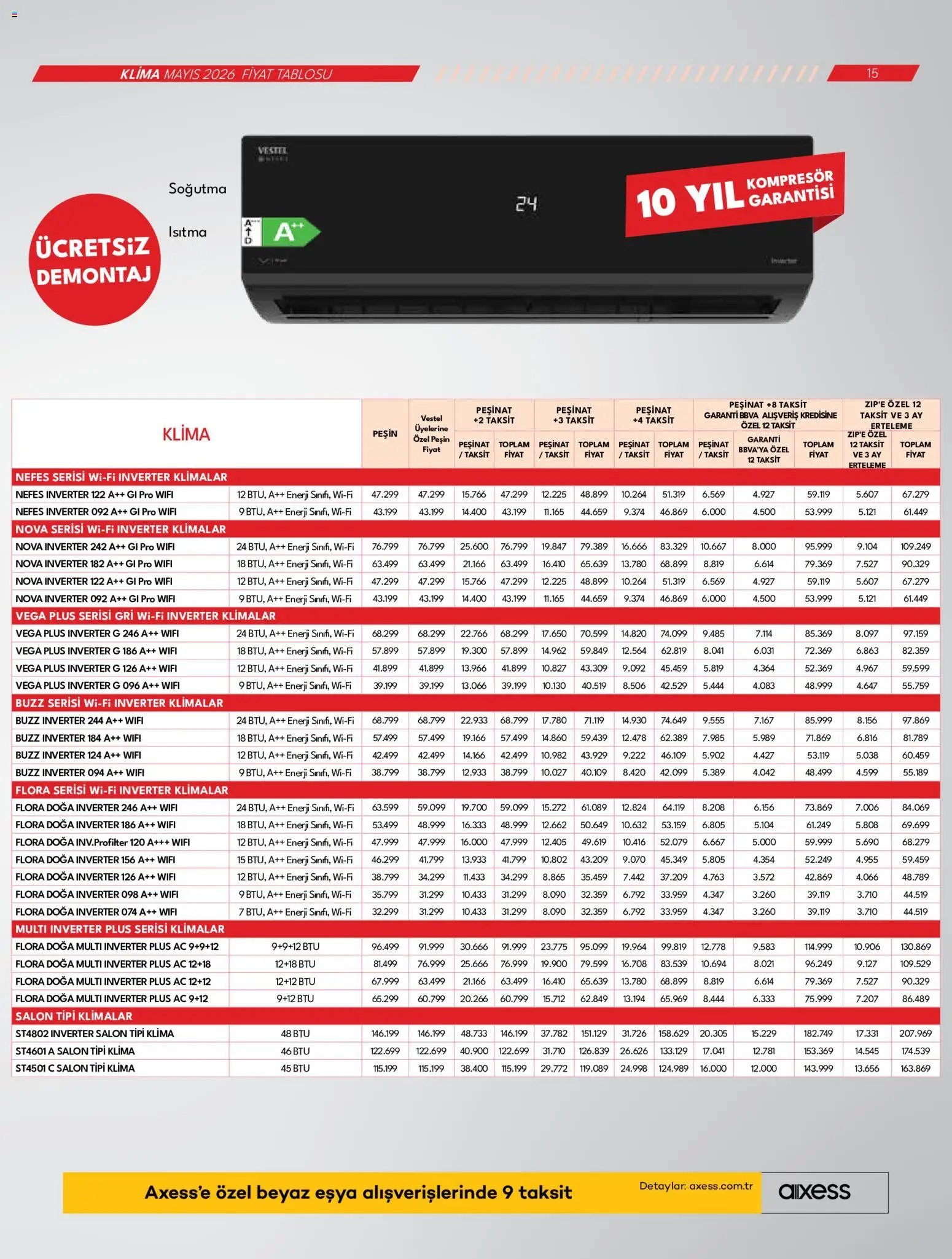 Vestel Katalog