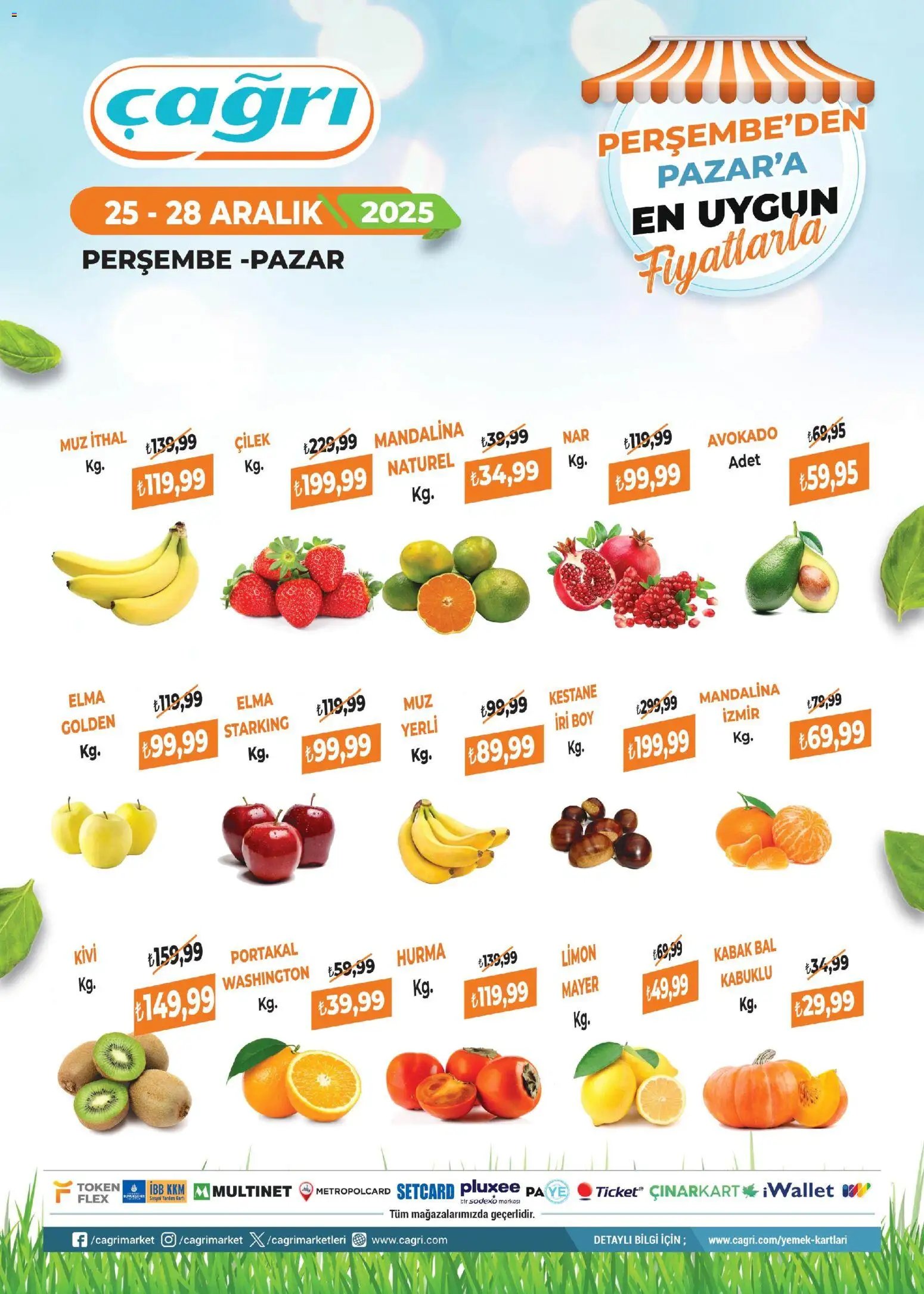 Çağrı Market Manav Katalog