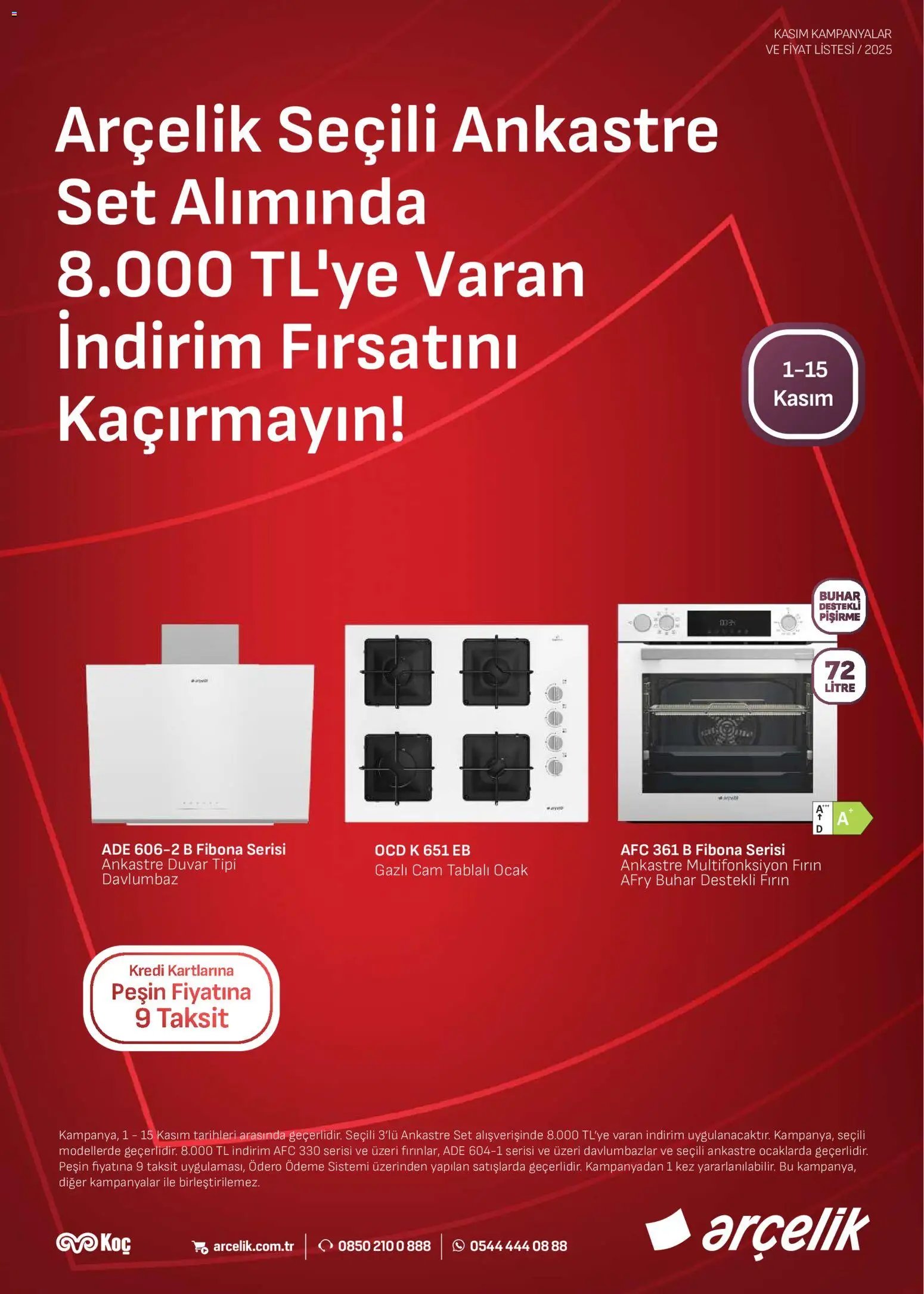 Arçelik Ankastre Kataloğu