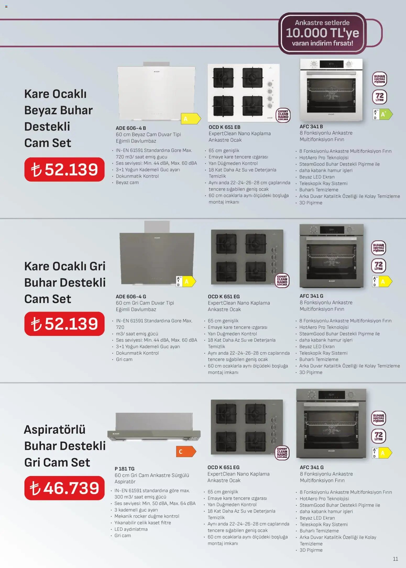 Arçelik Ankastre Kataloğu