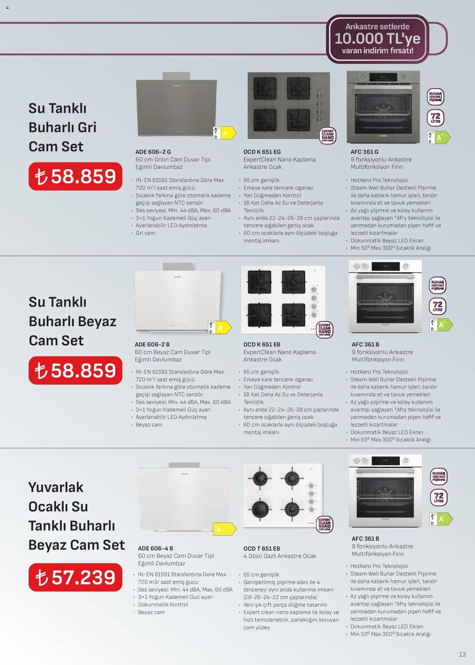 Arçelik Ankastre Kataloğu