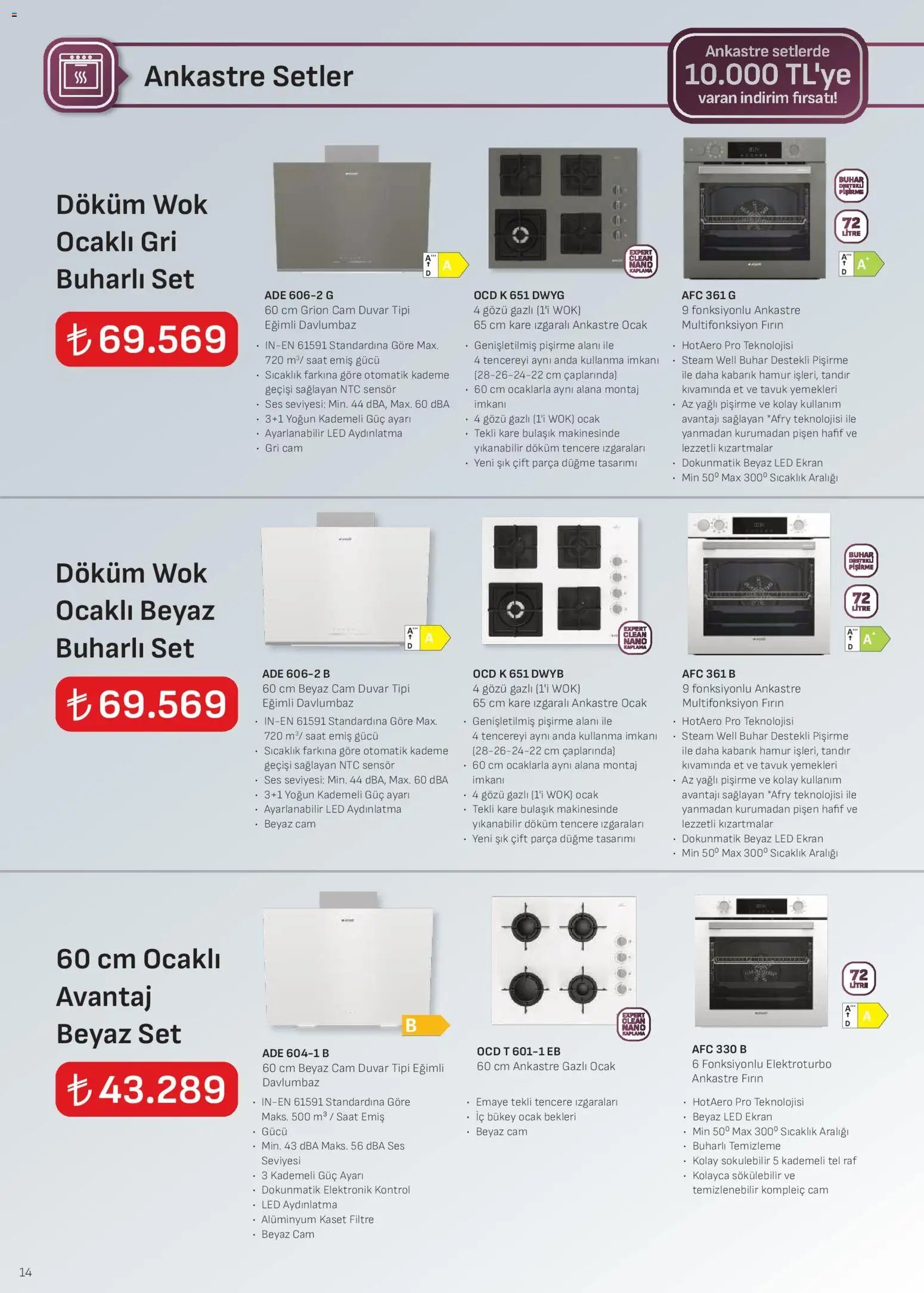 Arçelik Ankastre Kataloğu