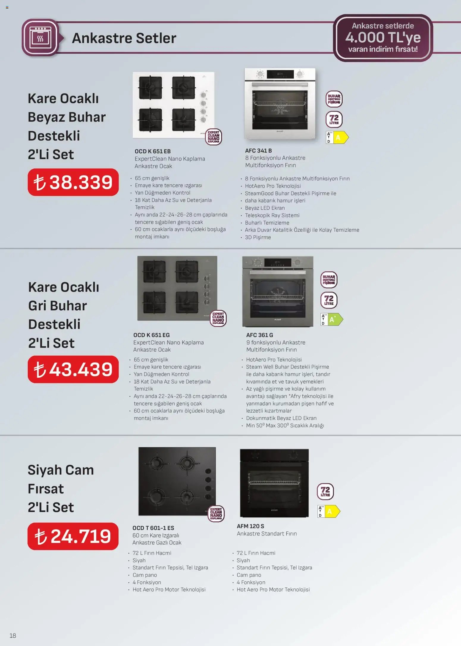 Arçelik Ankastre Kataloğu