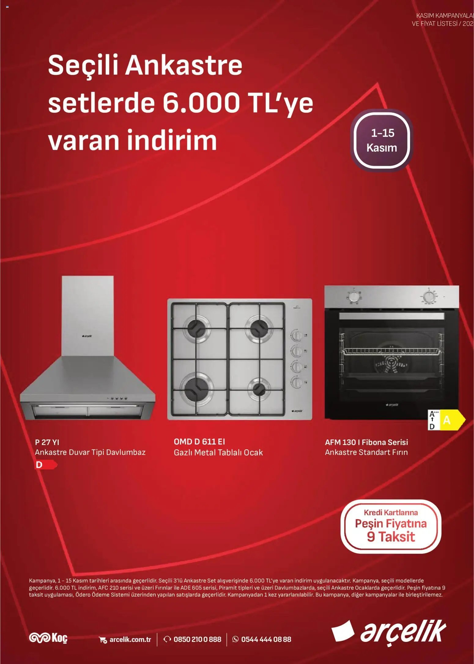 Arçelik Ankastre Kataloğu