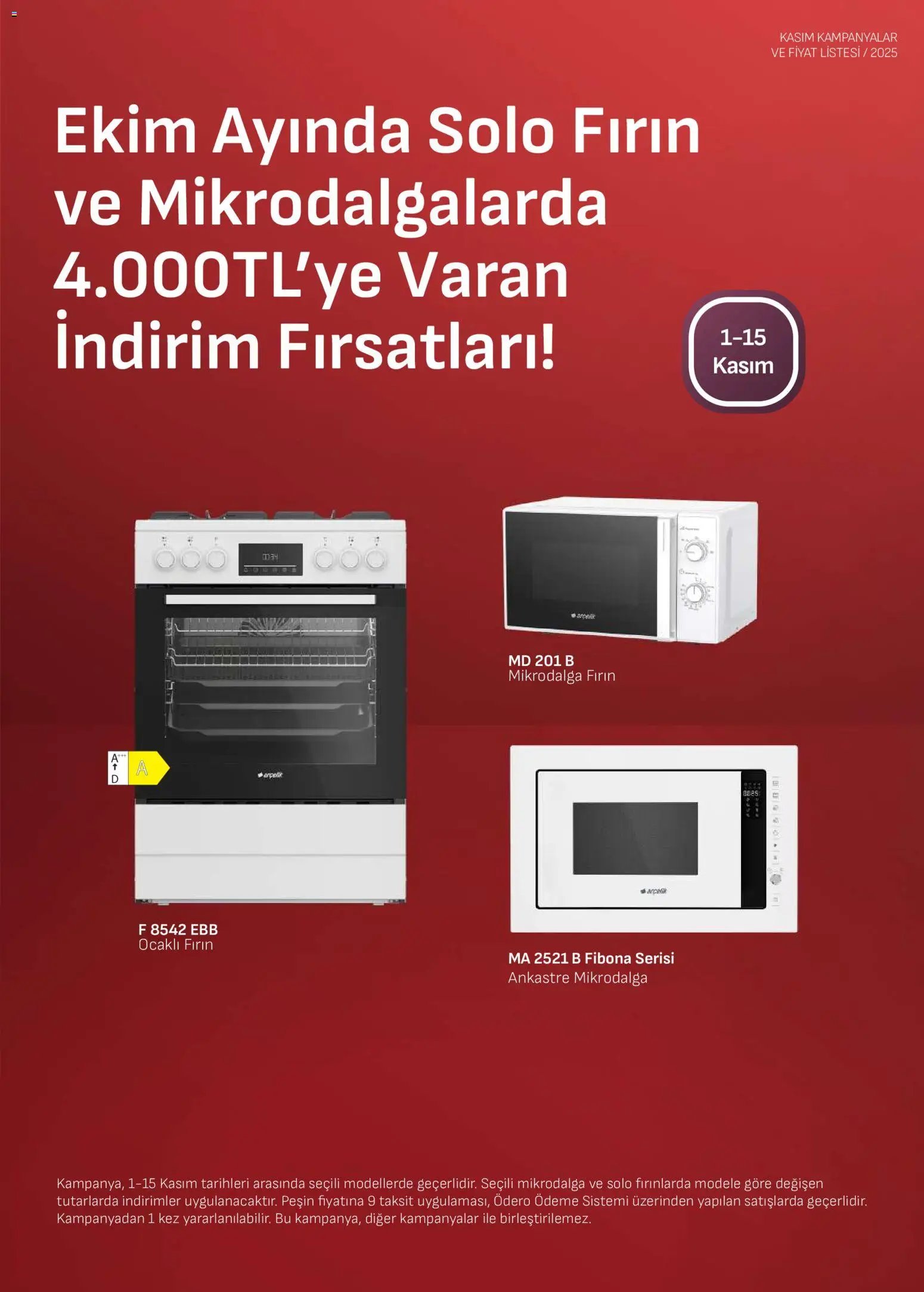 Arçelik Ankastre Kataloğu