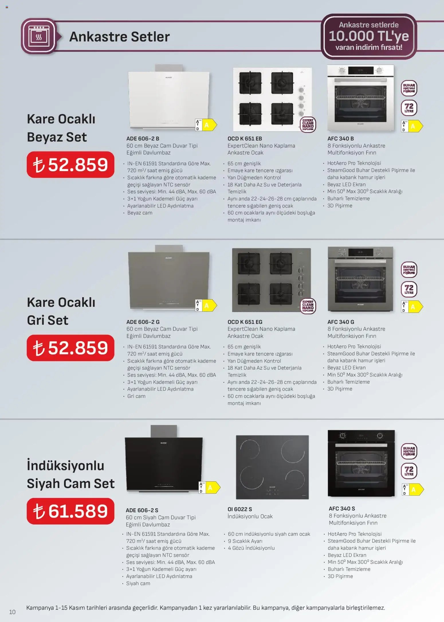 Arçelik Ankastre Kataloğu