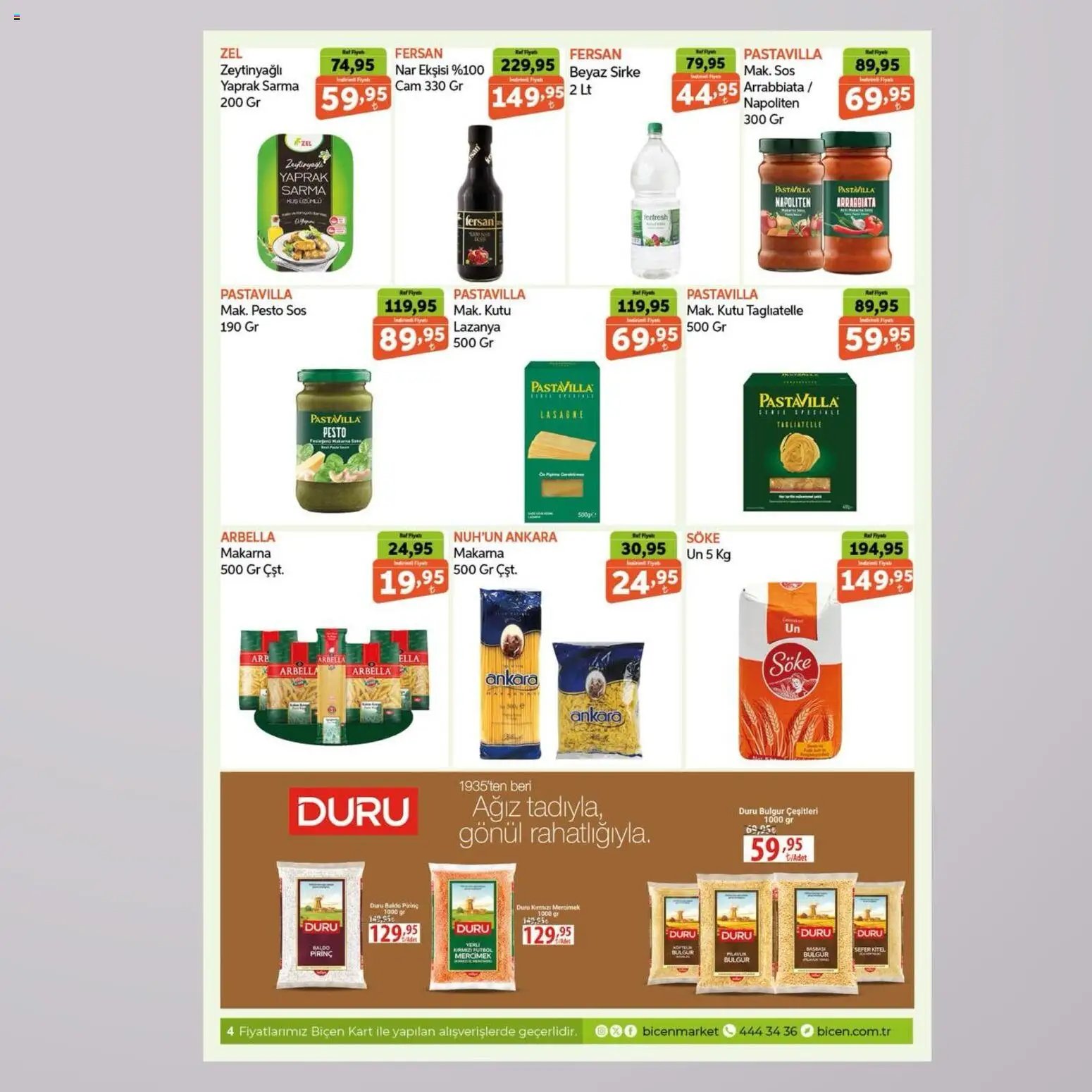 Biçen Market Katalog